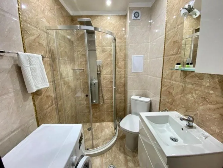 Bathroom in Green Paradise Deluxe Apartments