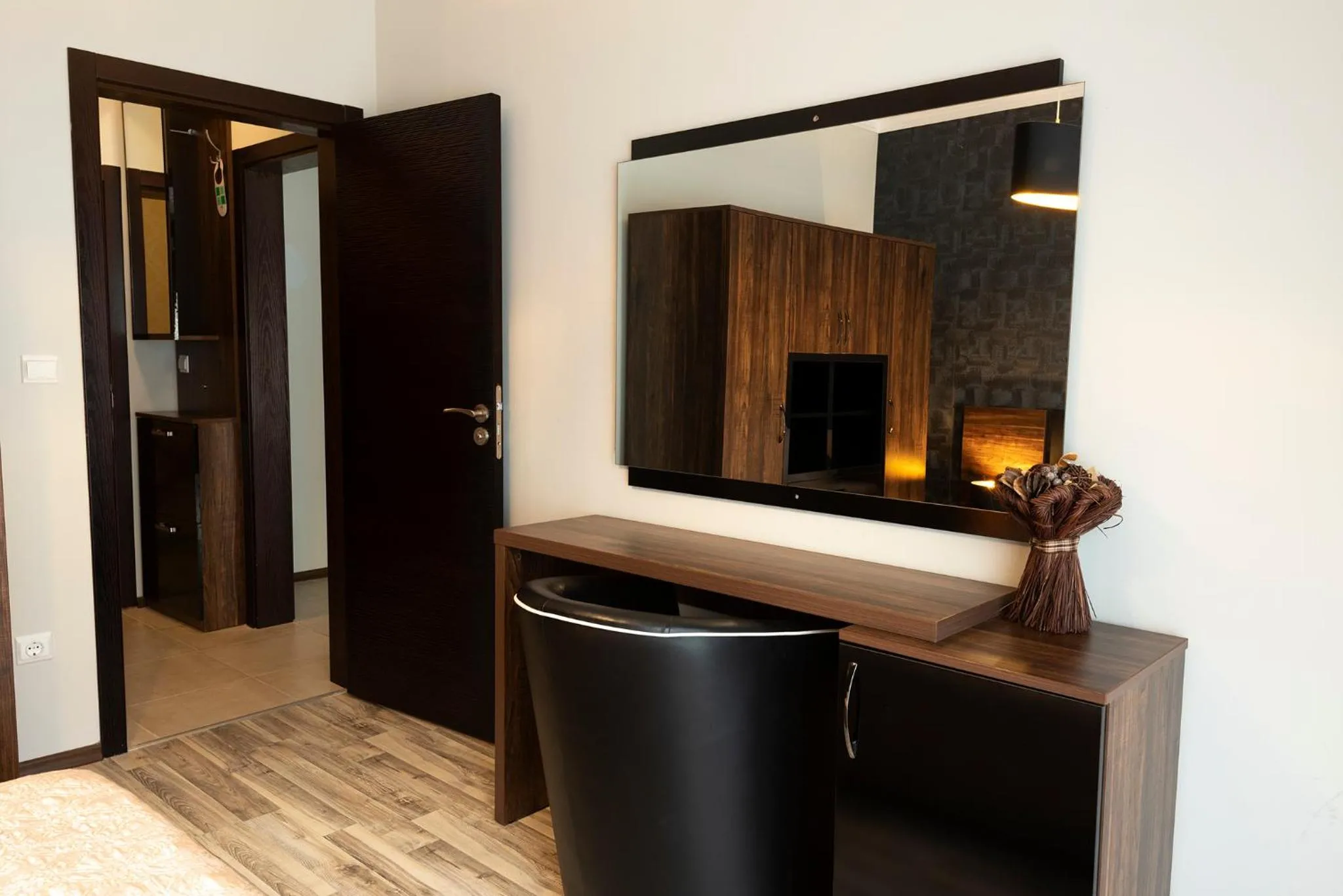 Seating area in Green Paradise Deluxe Apartments