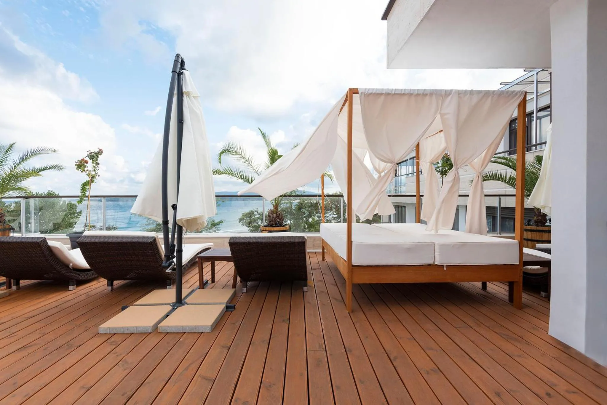 Balcony/Terrace in Green Paradise Deluxe Apartments