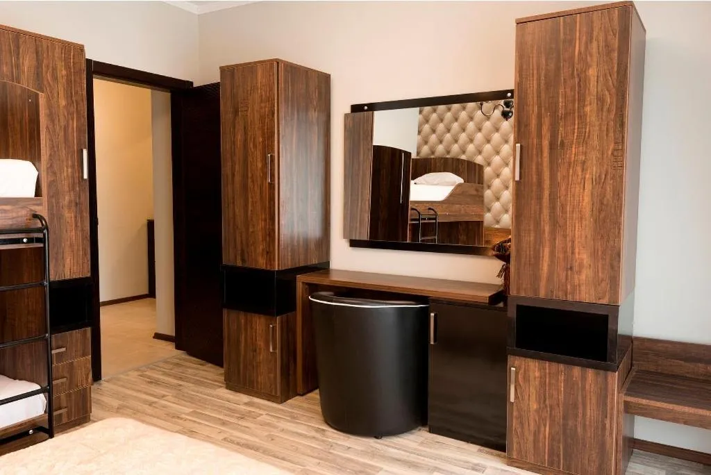 Bedroom, Bed in Green Paradise Deluxe Apartments