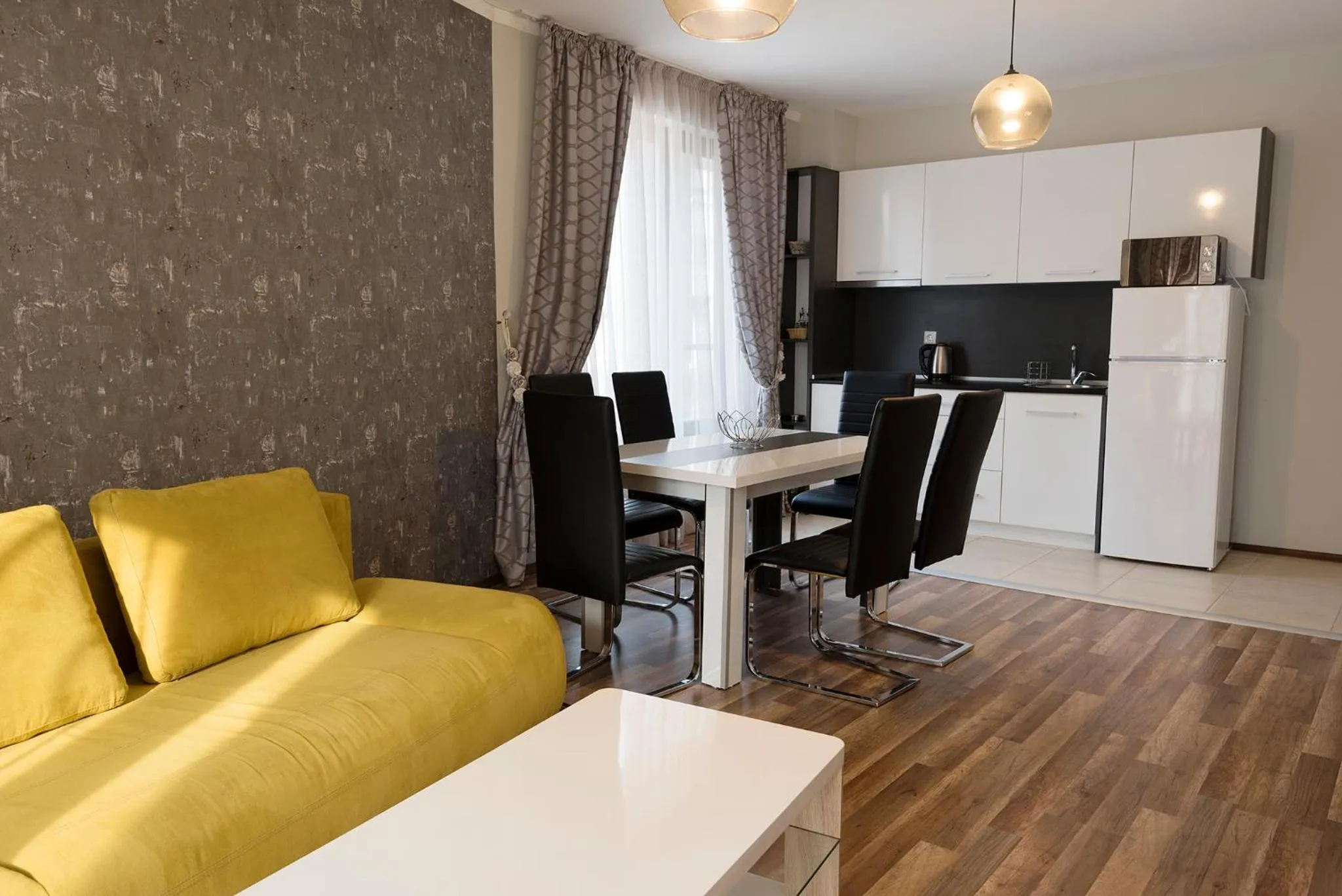 Coffee/tea facilities in Green Paradise Deluxe Apartments