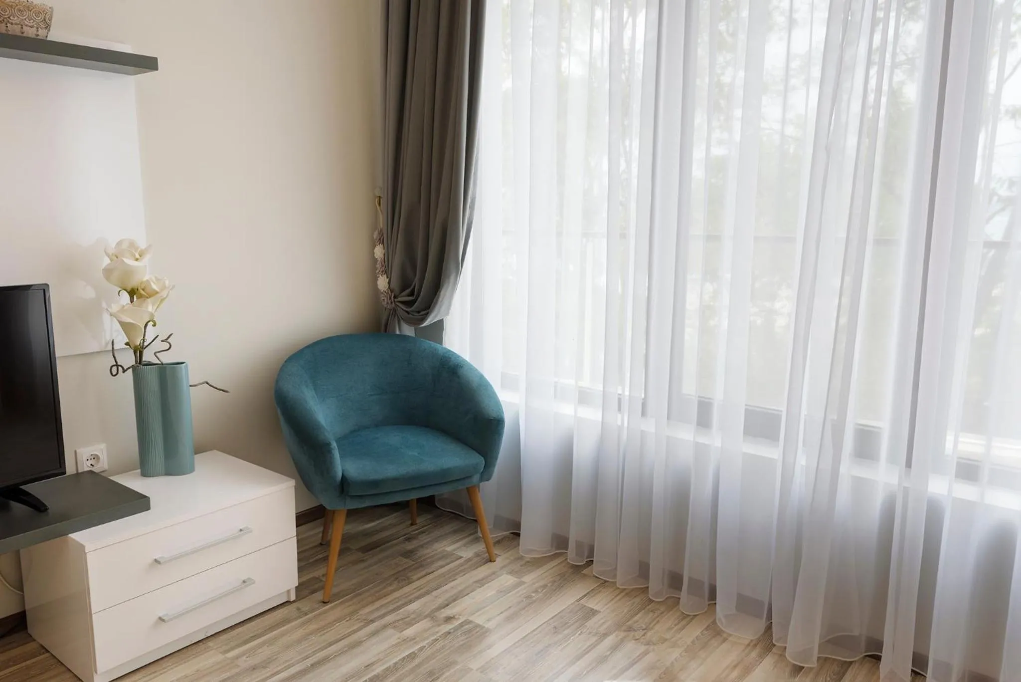 Living room in Green Paradise Deluxe Apartments