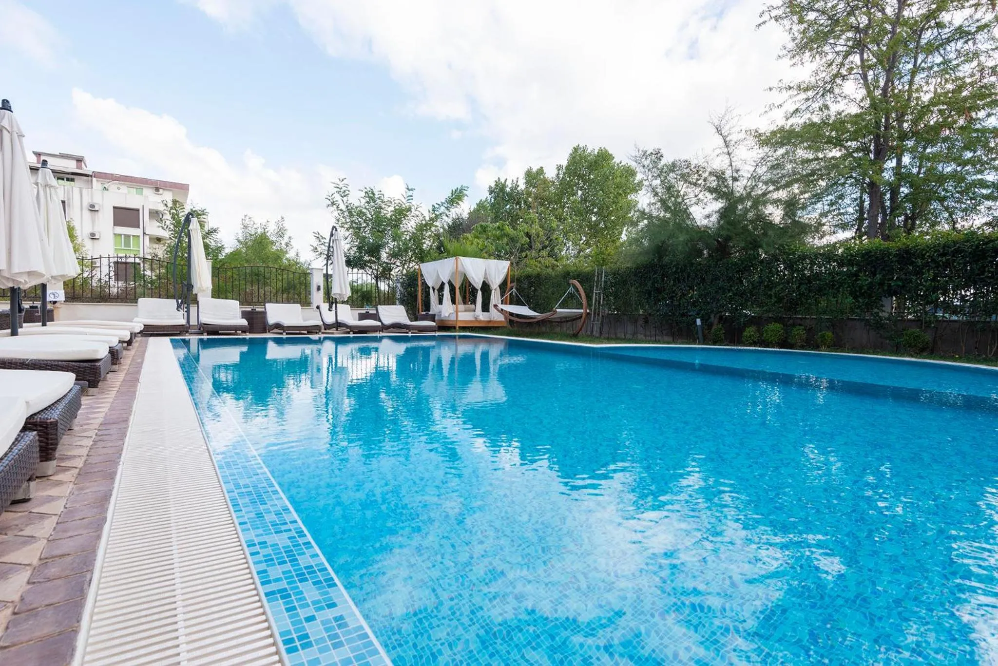 Swimming pool in Green Paradise Deluxe Apartments