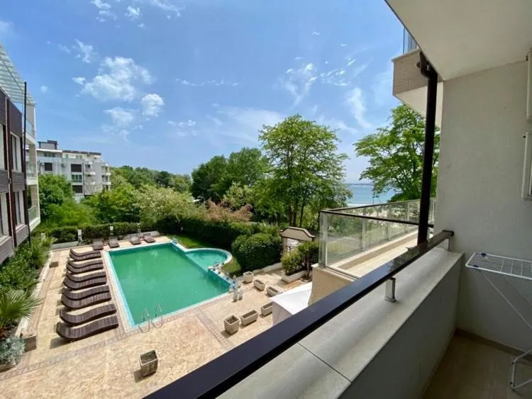 Balcony/Terrace in Green Paradise Deluxe Apartments