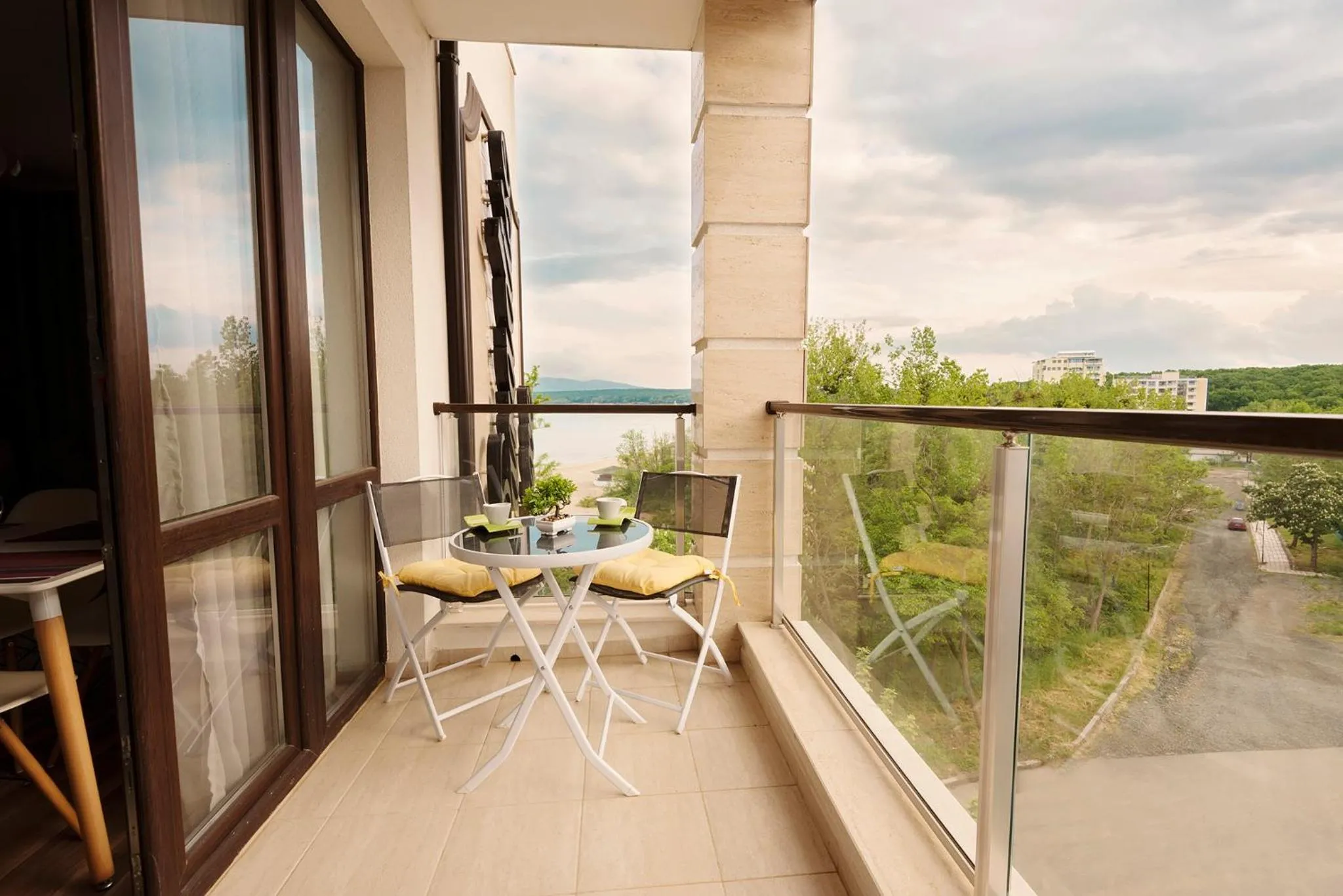 Balcony/Terrace in Green Paradise Deluxe Apartments