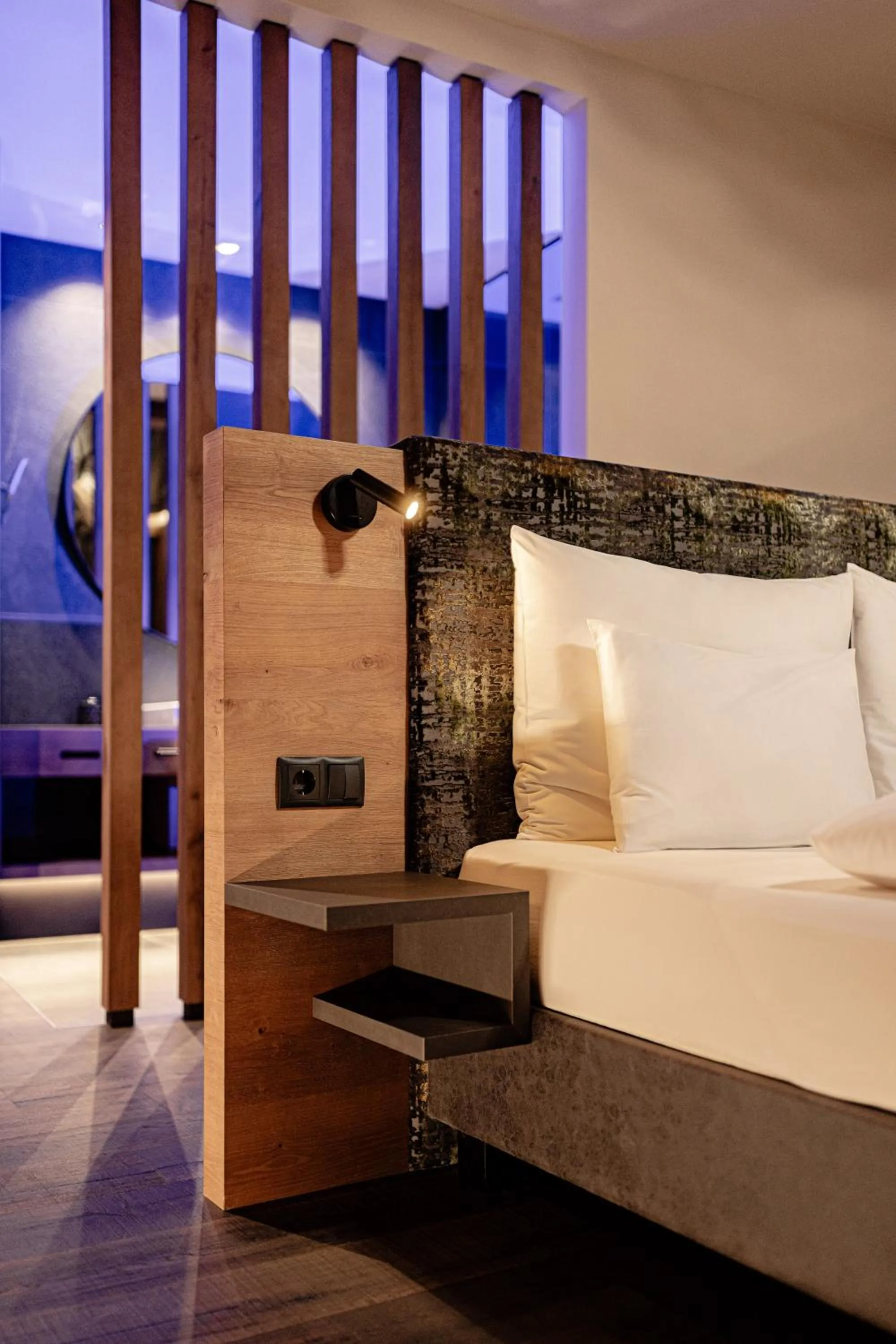 Bed in Leitgam Adults Only Hotel