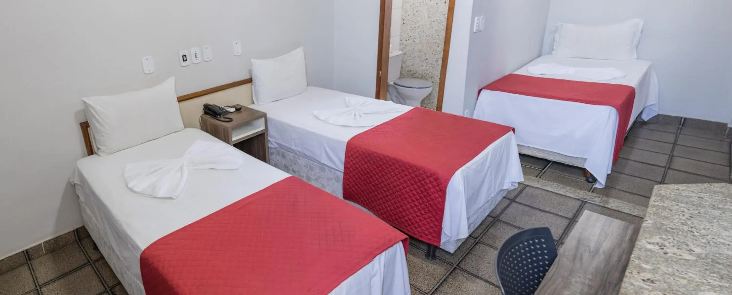 Triple Room in Mirante Hotel Triple Room in Mirante Hotel