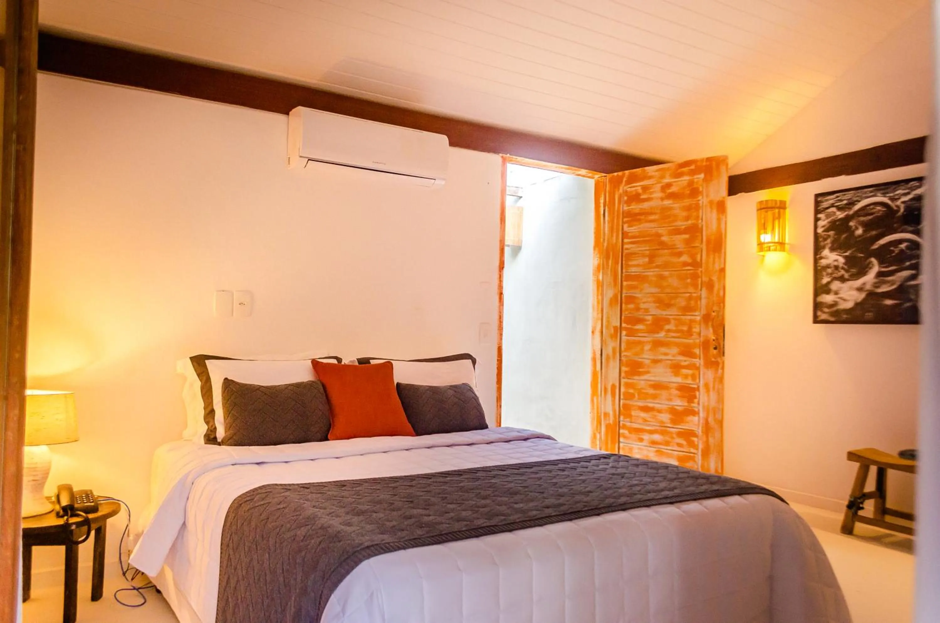 Bed in Villas de Gaia Hotel Boutique