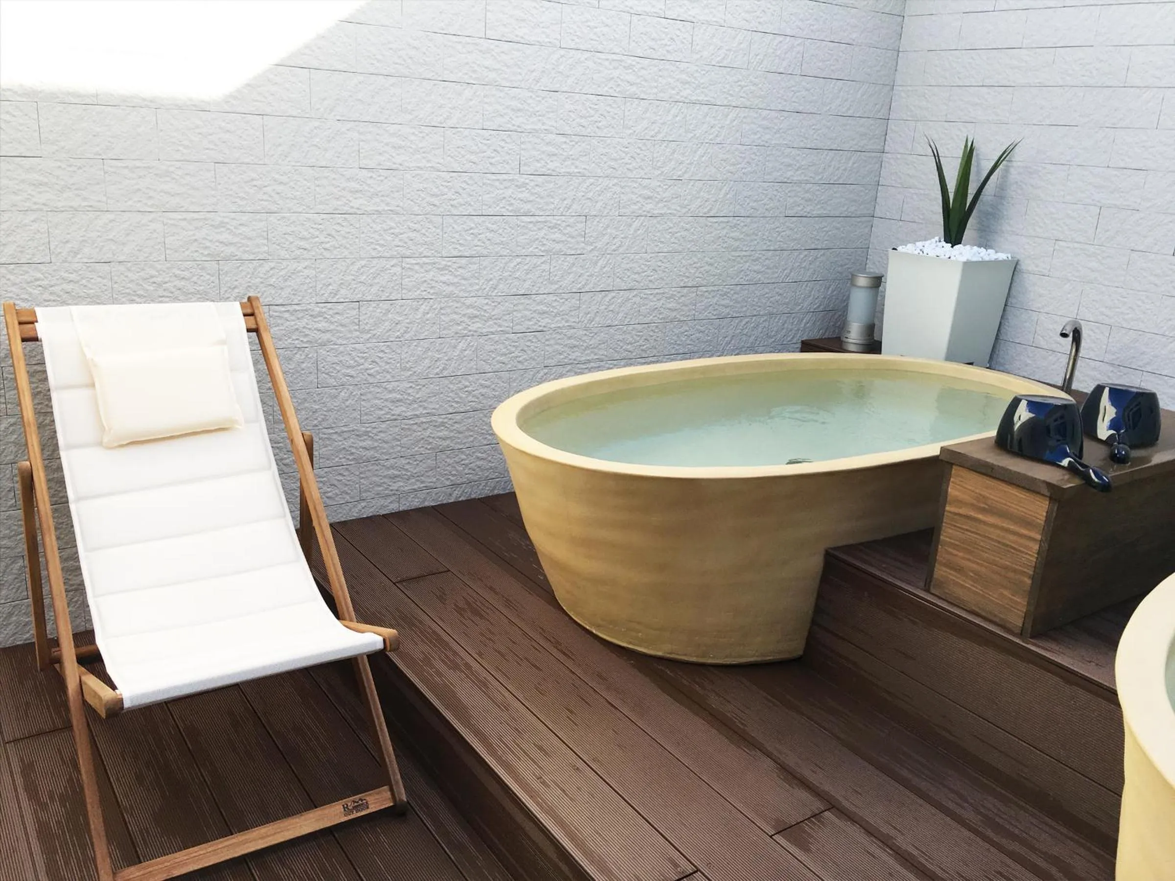 Open Air Bath in Astil Hotel Shinosaka Precious