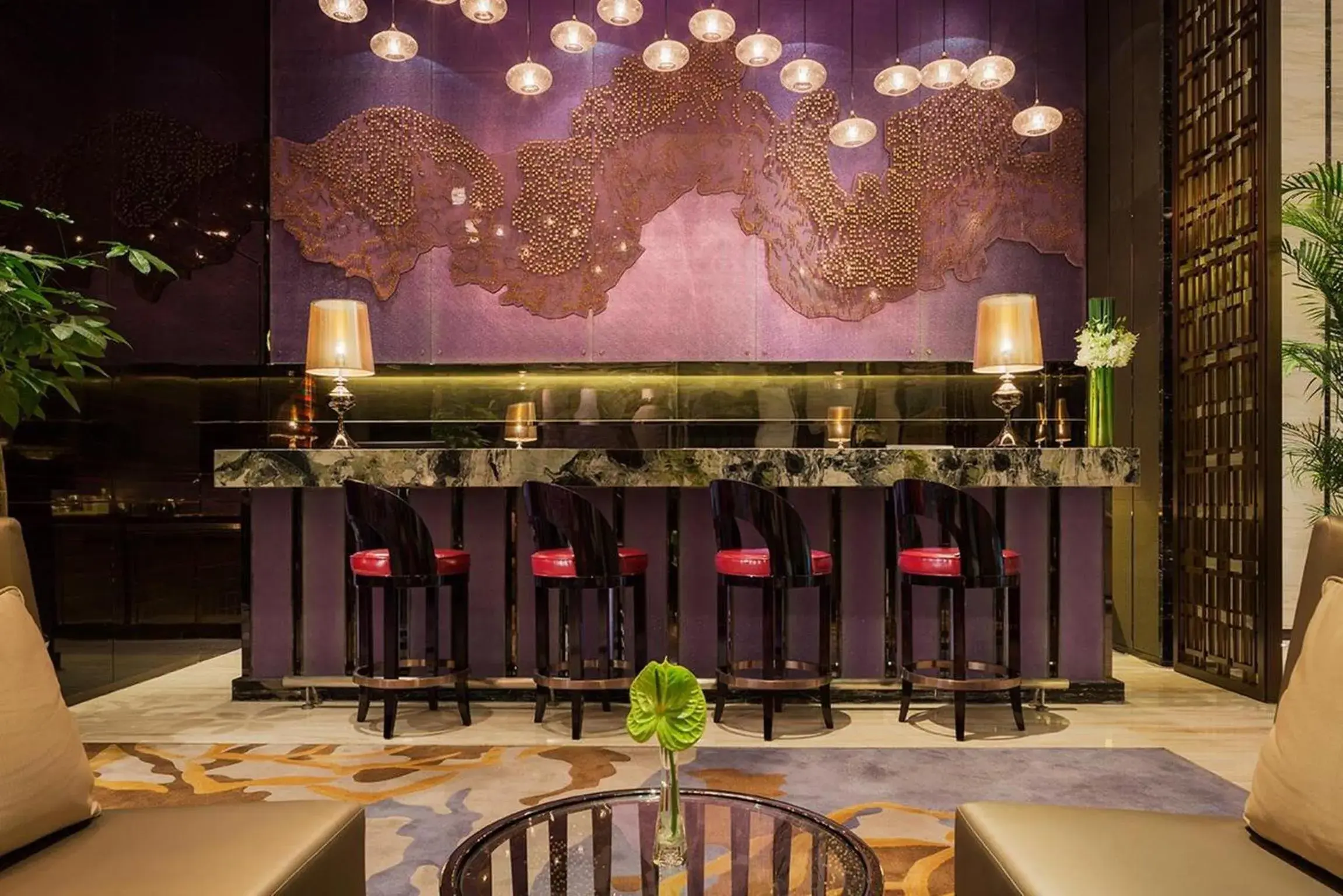 Lounge or bar in Wanda Realm Jinhua Lounge or bar in Wanda Realm Jinhua