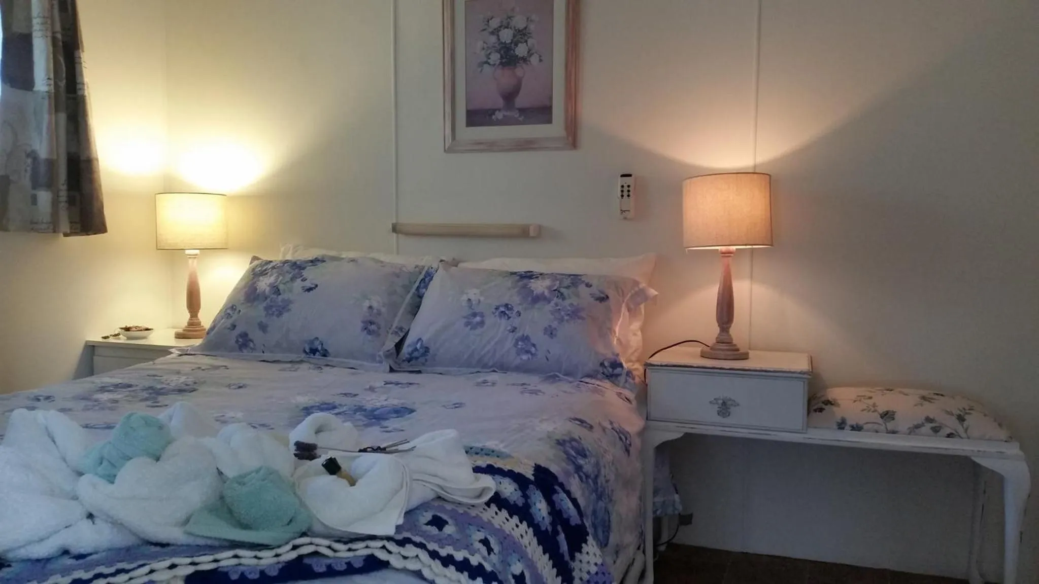 Bed in Padthaway Caravan Park