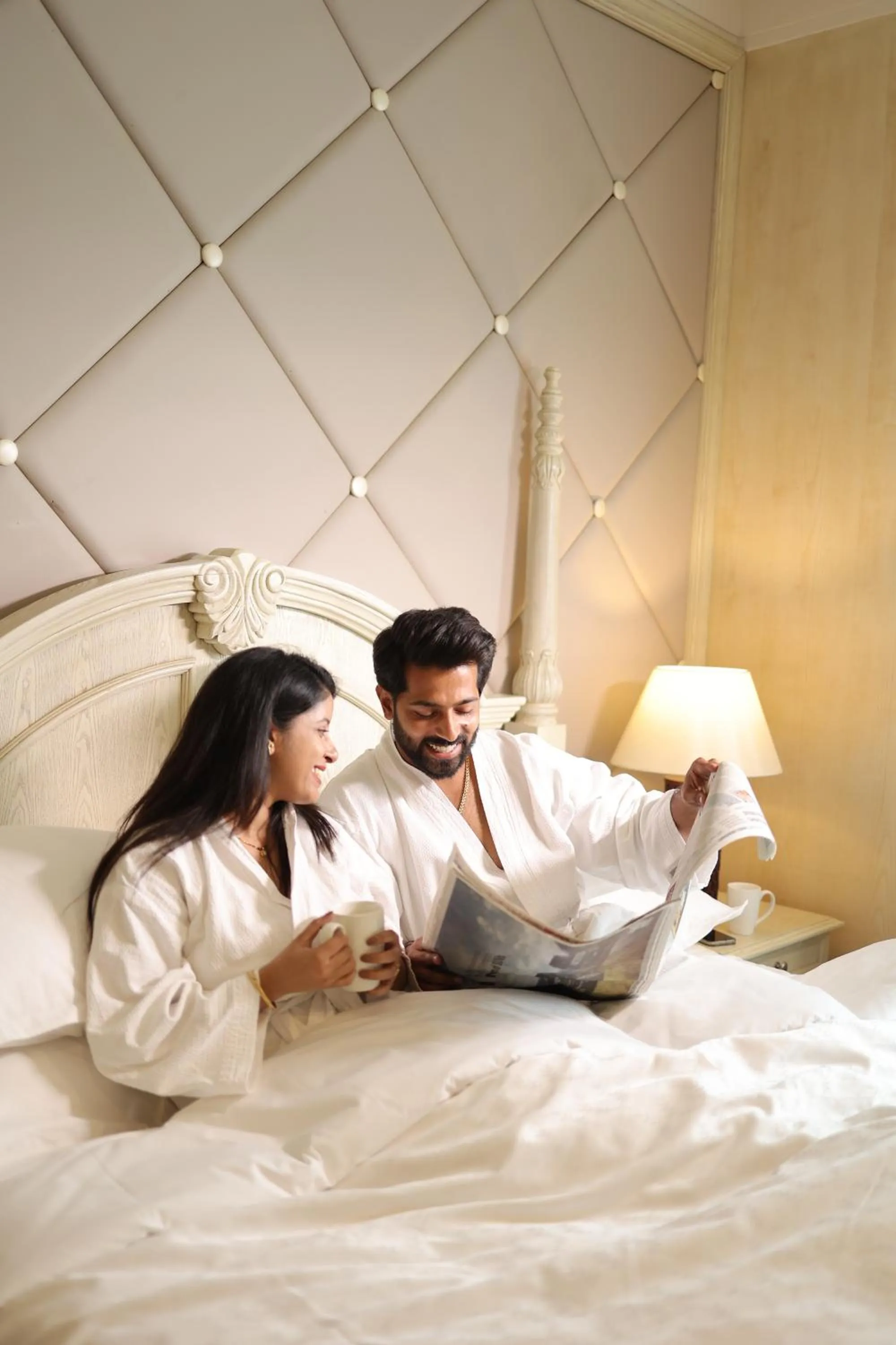 Bed in Sheraton Grand Palace Indore