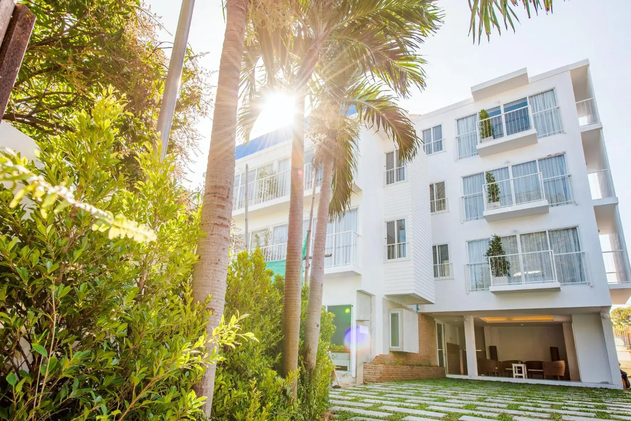 Facade/entrance in Baan KangMung Hua Hin On The Beach Facade/entrance in Baan KangMung Hua Hin On The Beach