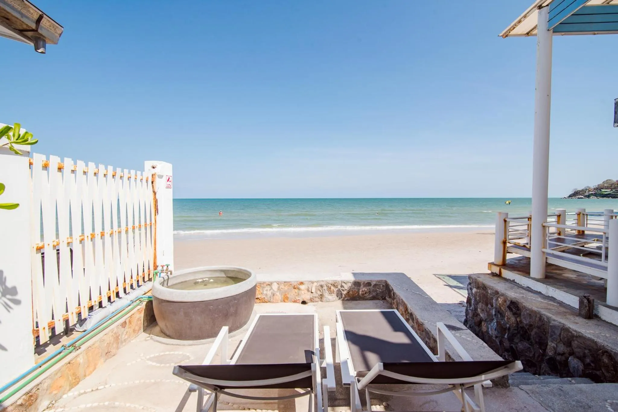 Balcony/Terrace in Baan KangMung Hua Hin On The Beach