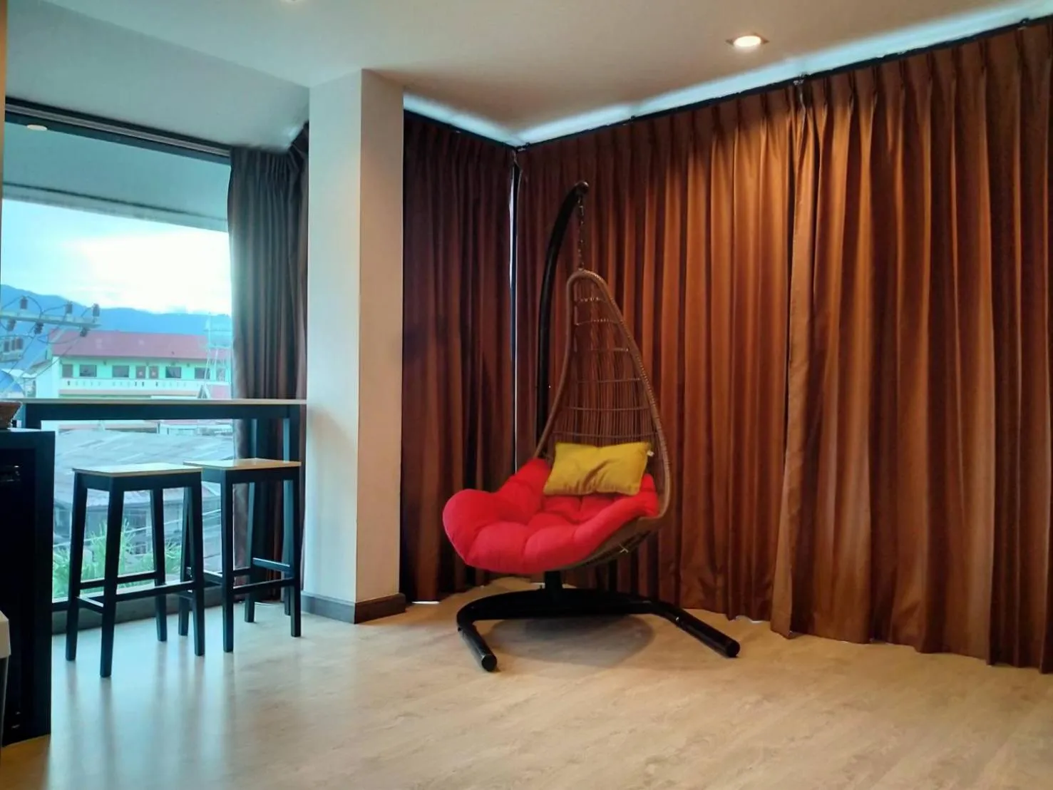 Seating area in Hotel De Nara