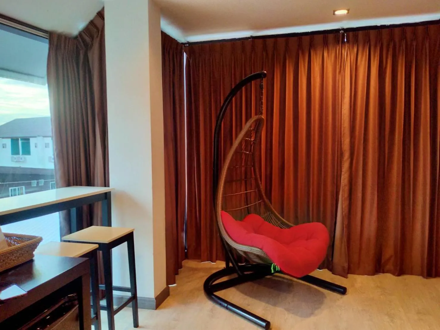 Seating area in Hotel De Nara