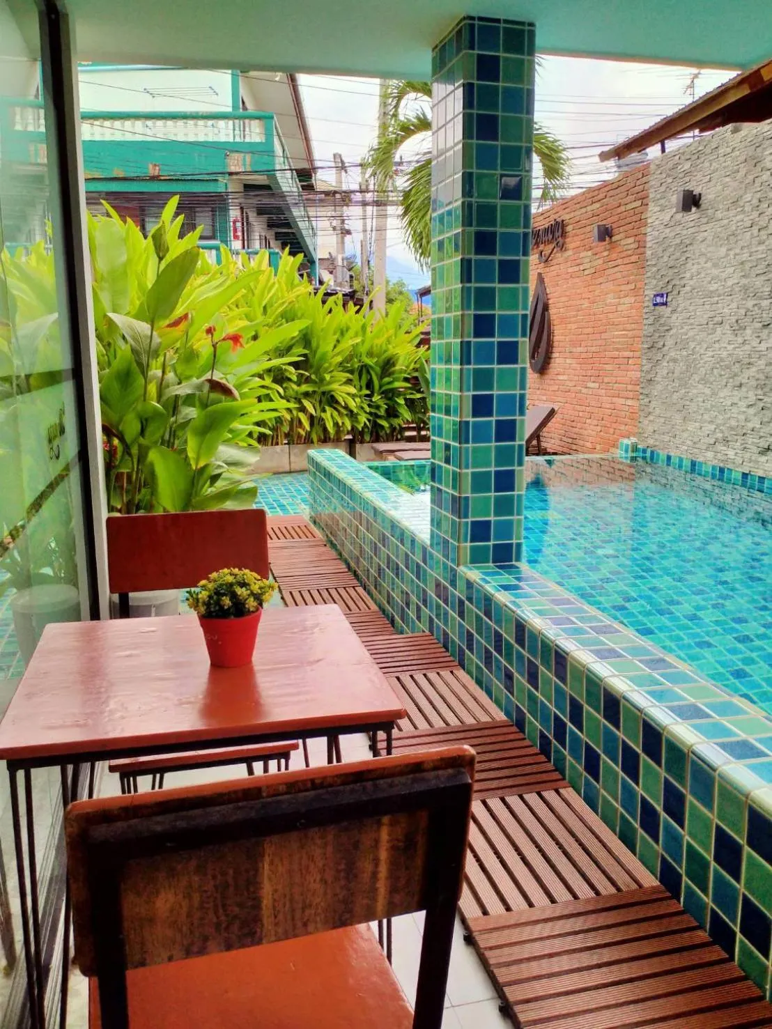 Patio in Hotel De Nara