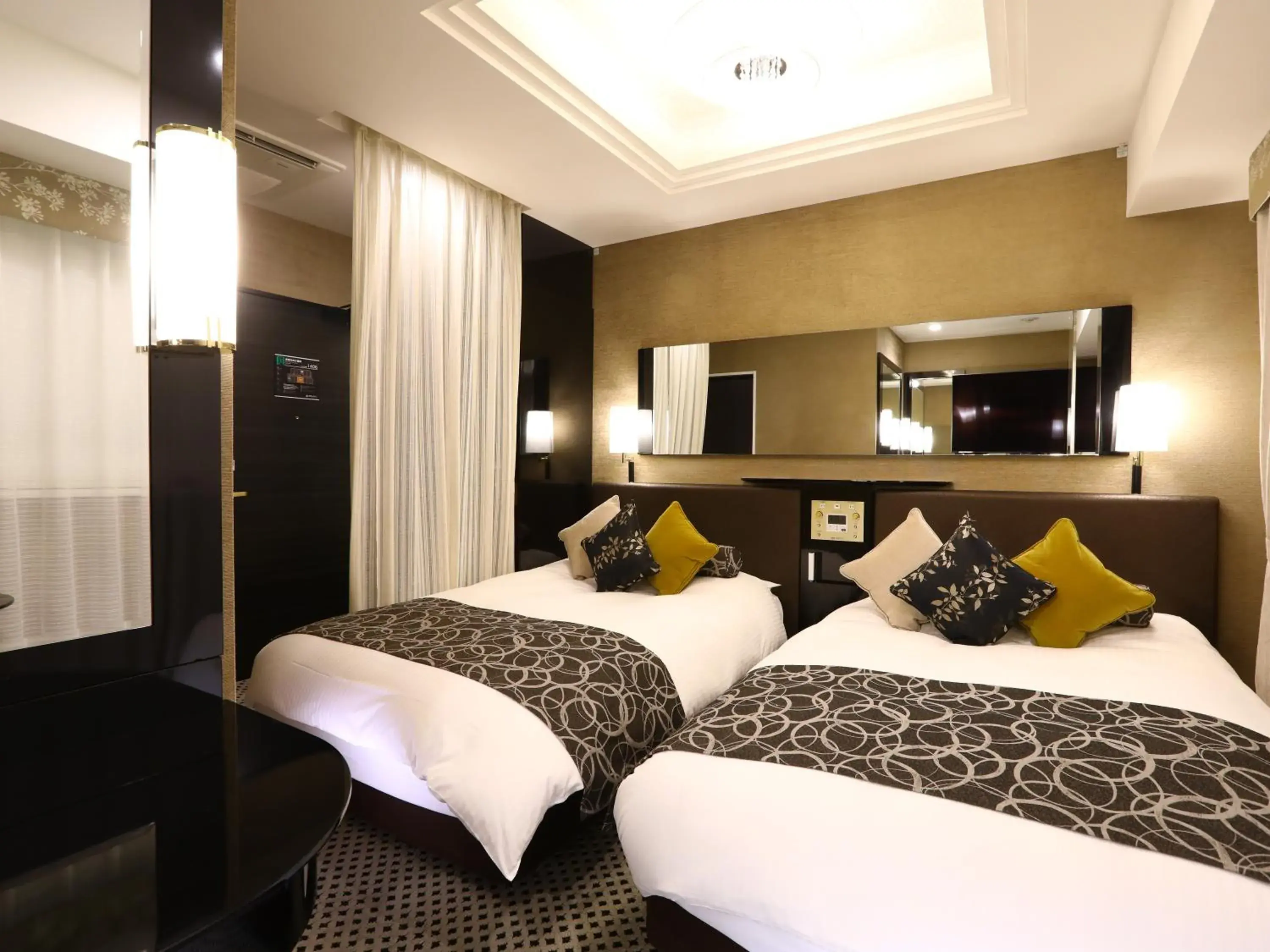 Bed in APA Hotel Iidabashi Ekimae Bed in APA Hotel Iidabashi Ekimae