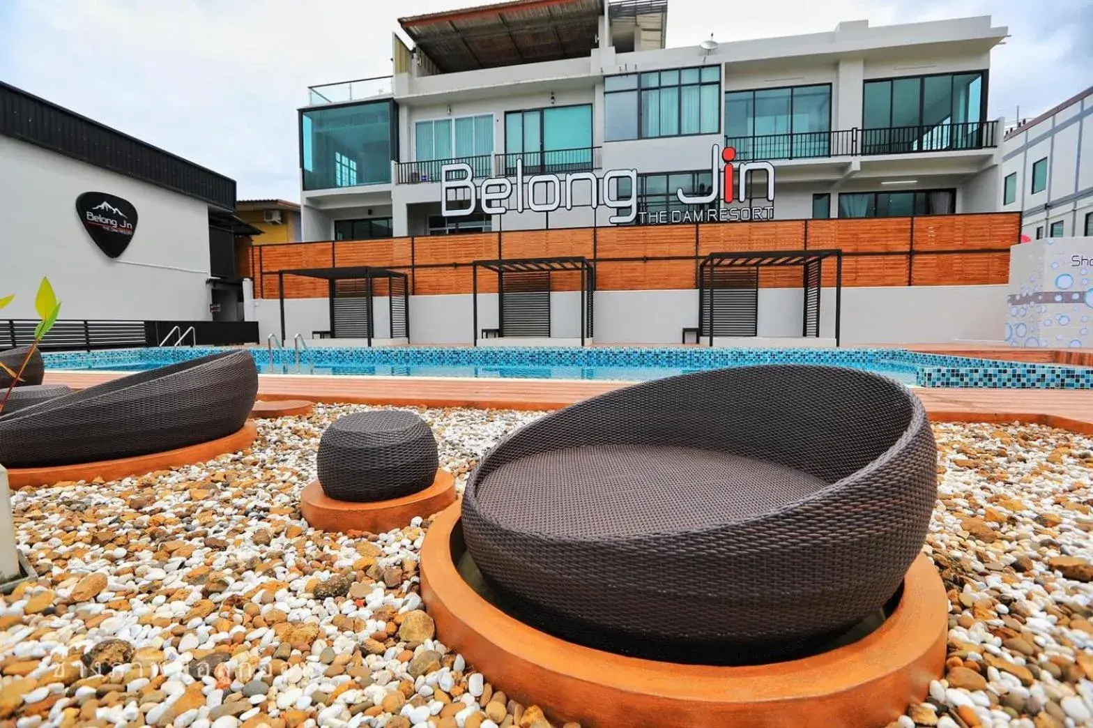 Swimming pool in Belong Jin The Dam Hotel And Resort Swimming pool in Belong Jin The Dam Hotel And Resort