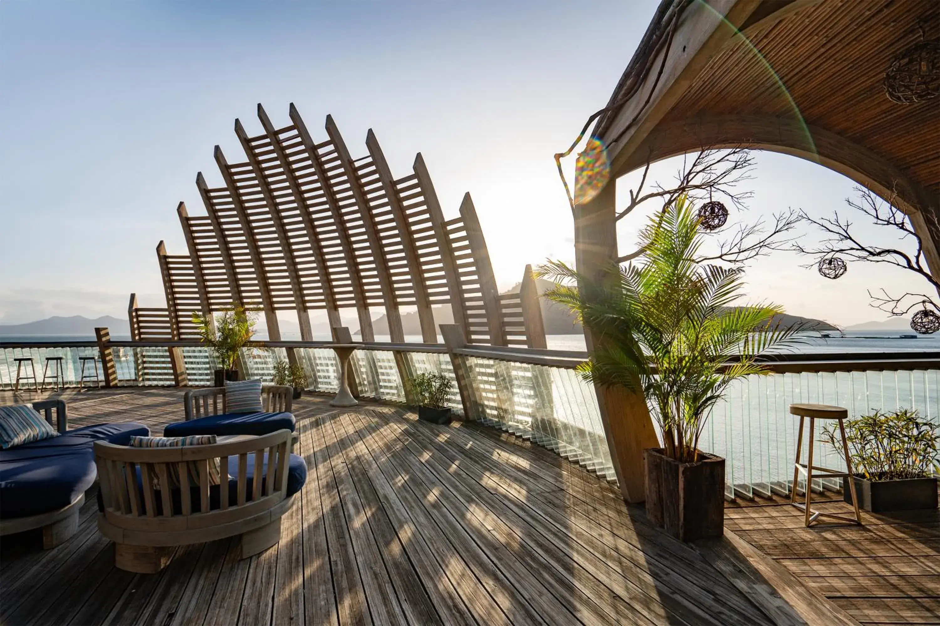 Lounge or bar in An Lam Retreats Ninh Van Bay Lounge or bar in An Lam Retreats Ninh Van Bay