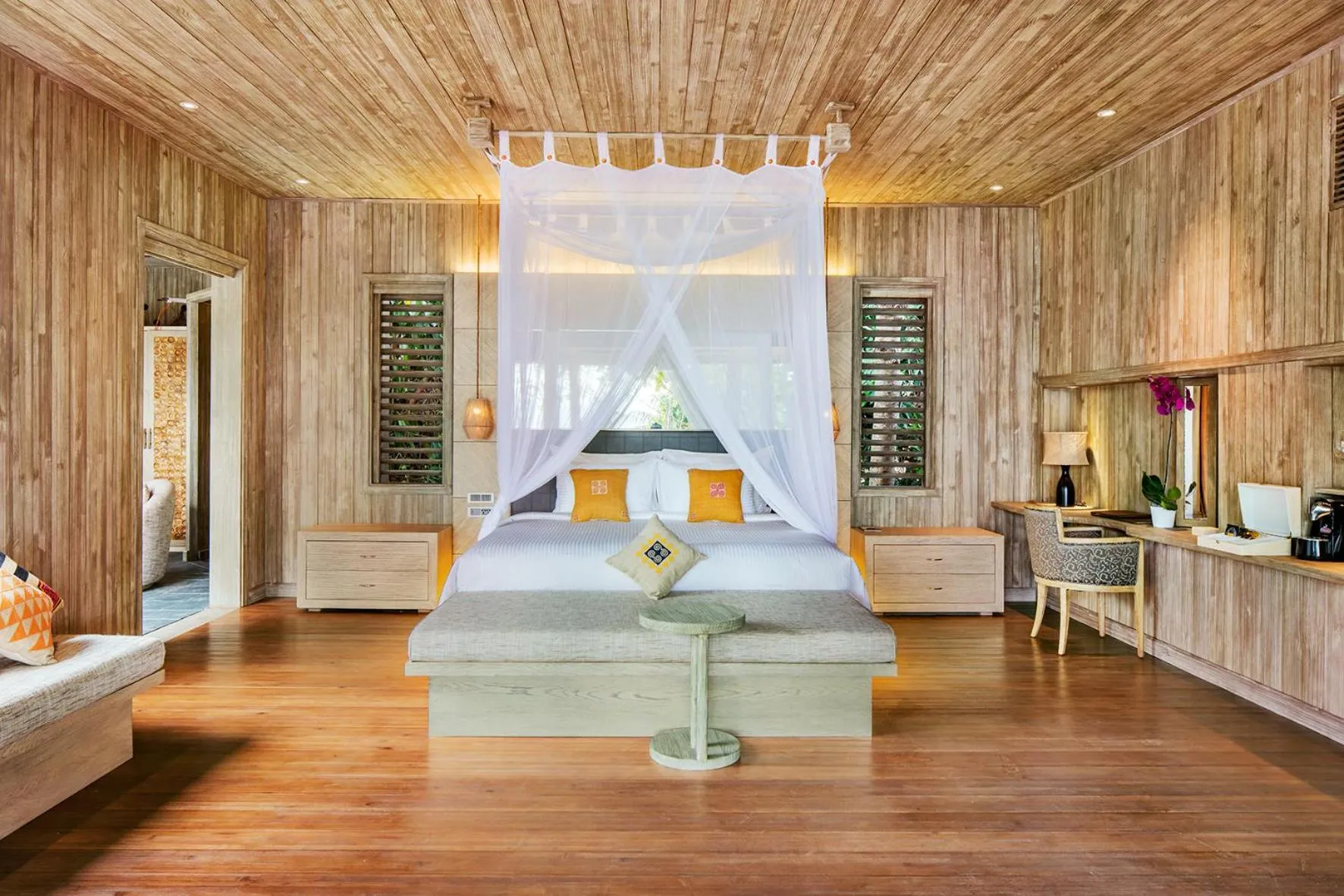Bedroom, Bed in An Lam Retreats Ninh Van Bay