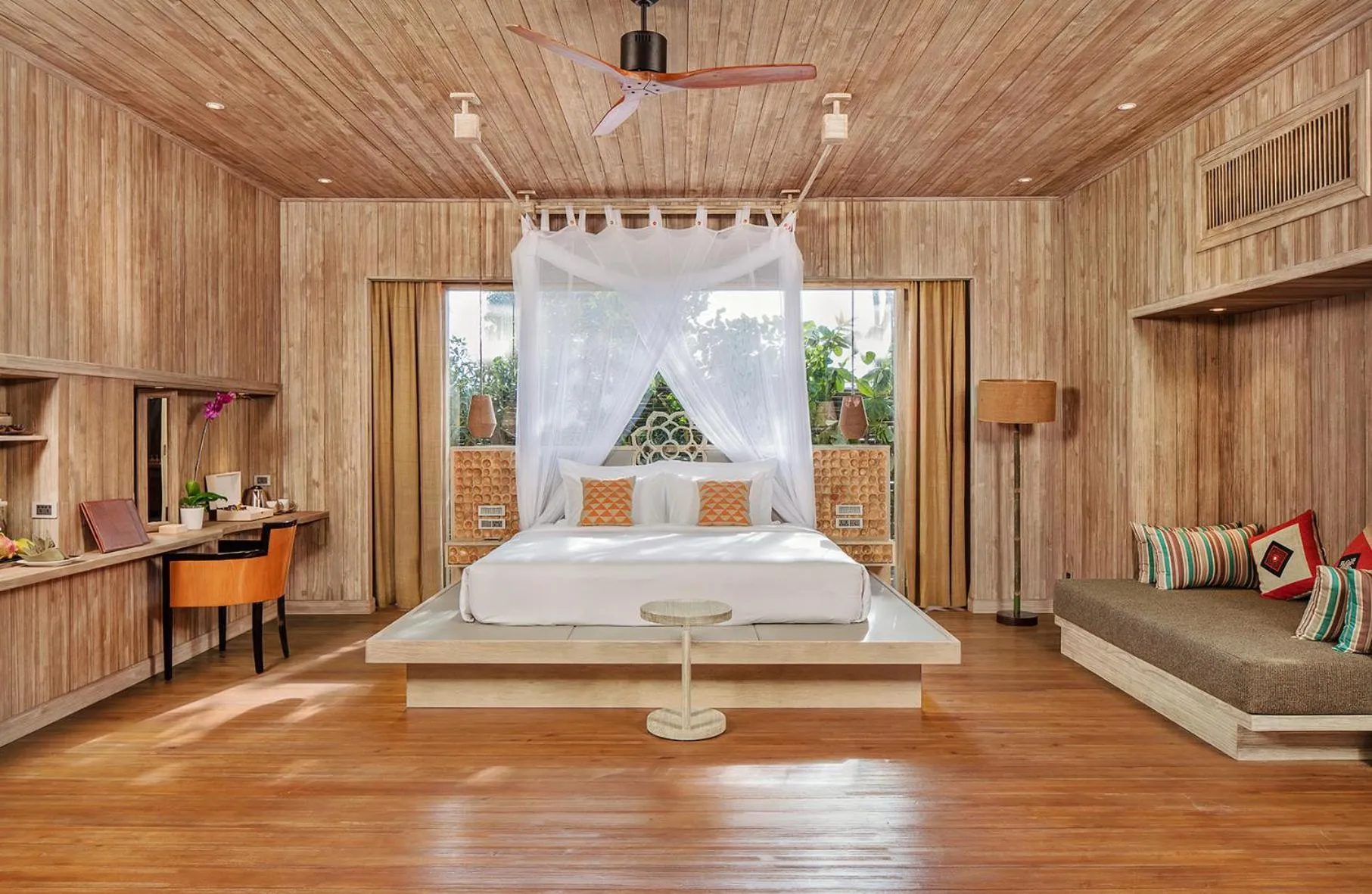 Bedroom, Bed in An Lam Retreats Ninh Van Bay