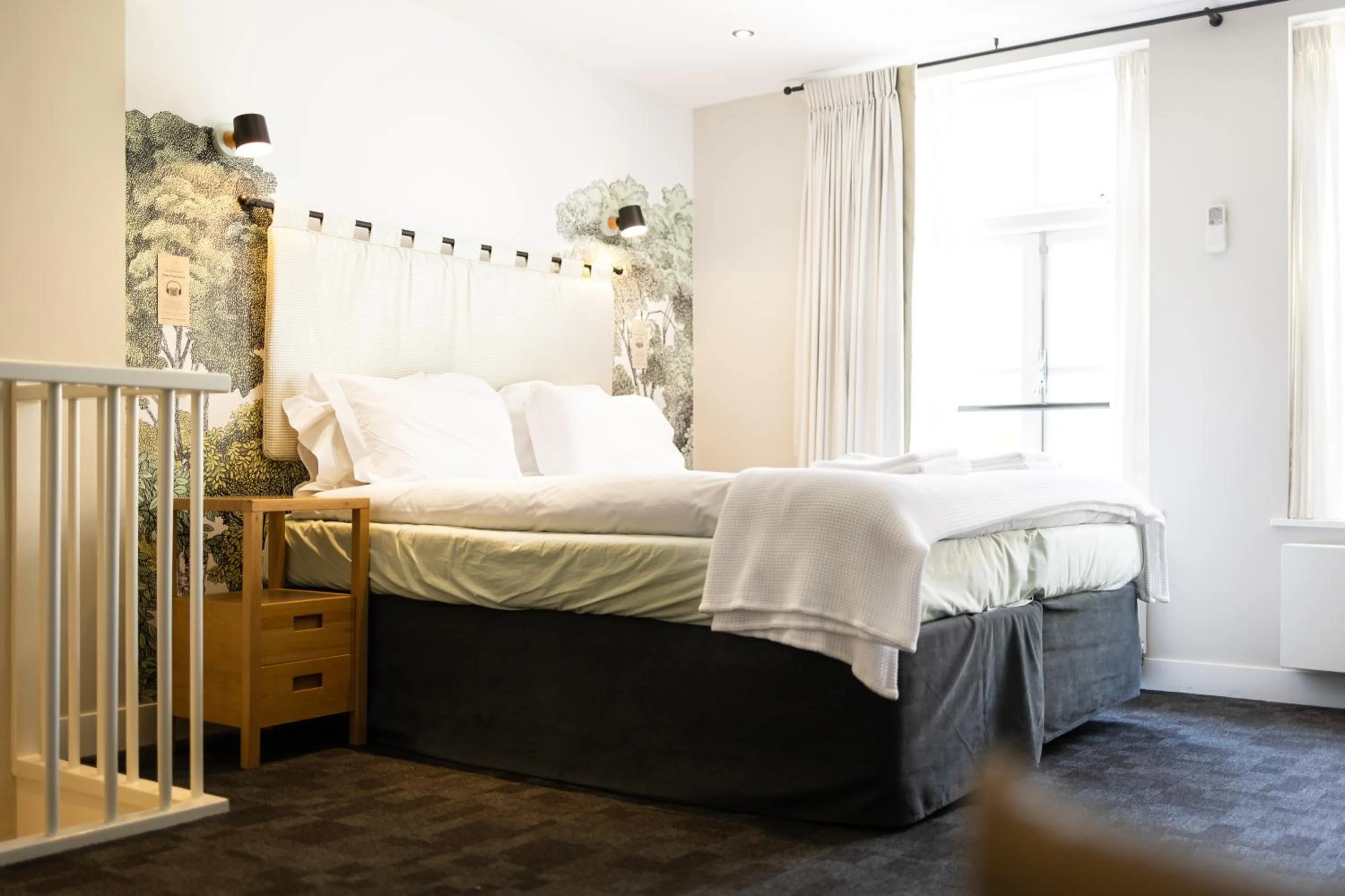 Bed in Uylenhof Hotel