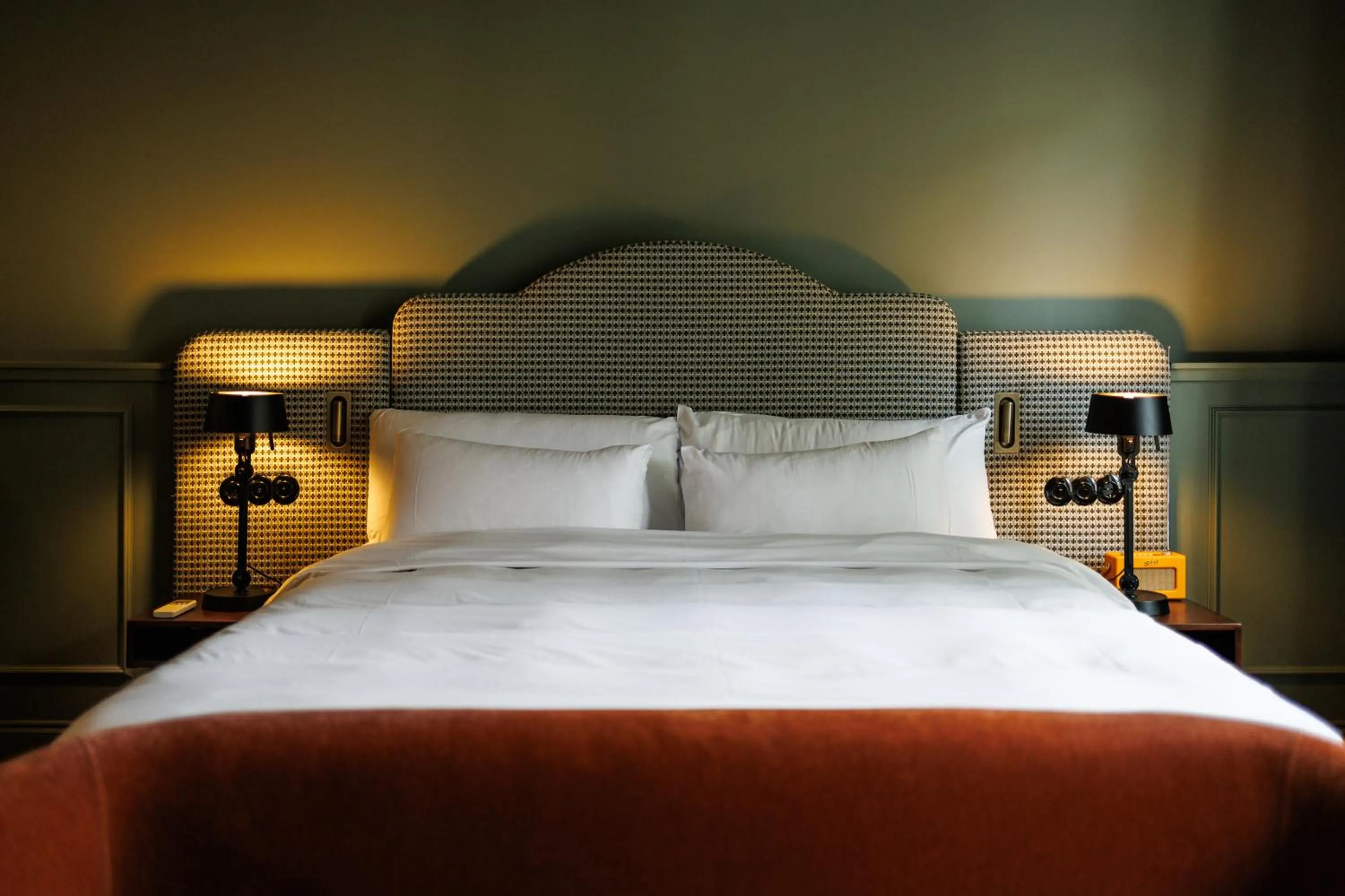 Bed in Uylenhof Hotel