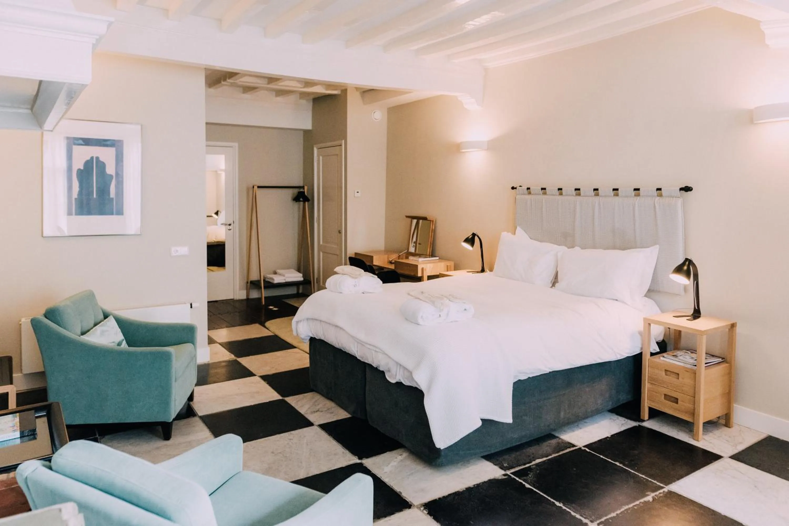 Bed in Uylenhof Hotel