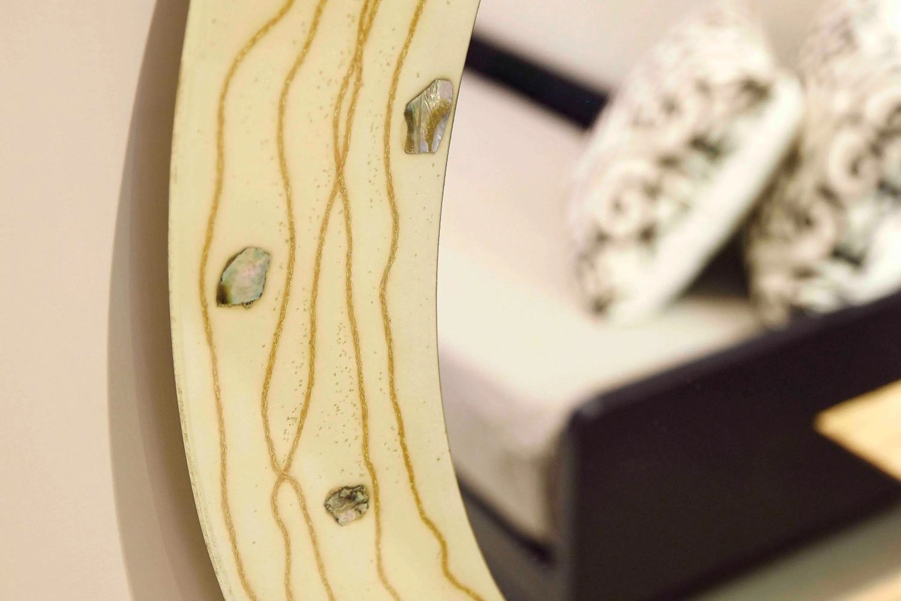 Decorative detail, Bed in Atelier Inès Arts & Suites