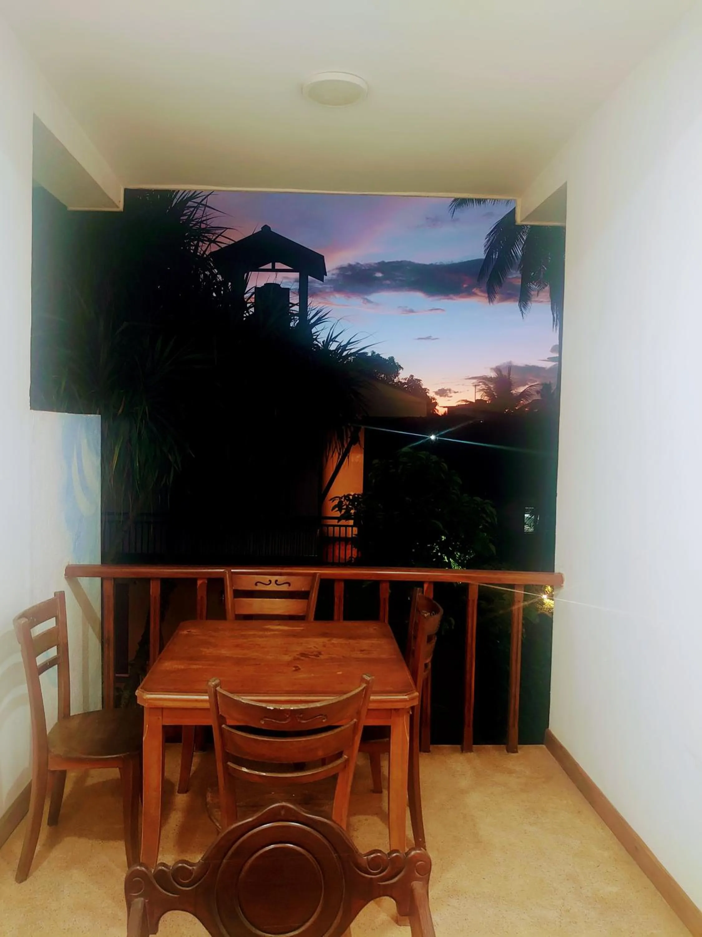 Sunset in Windy Garden
