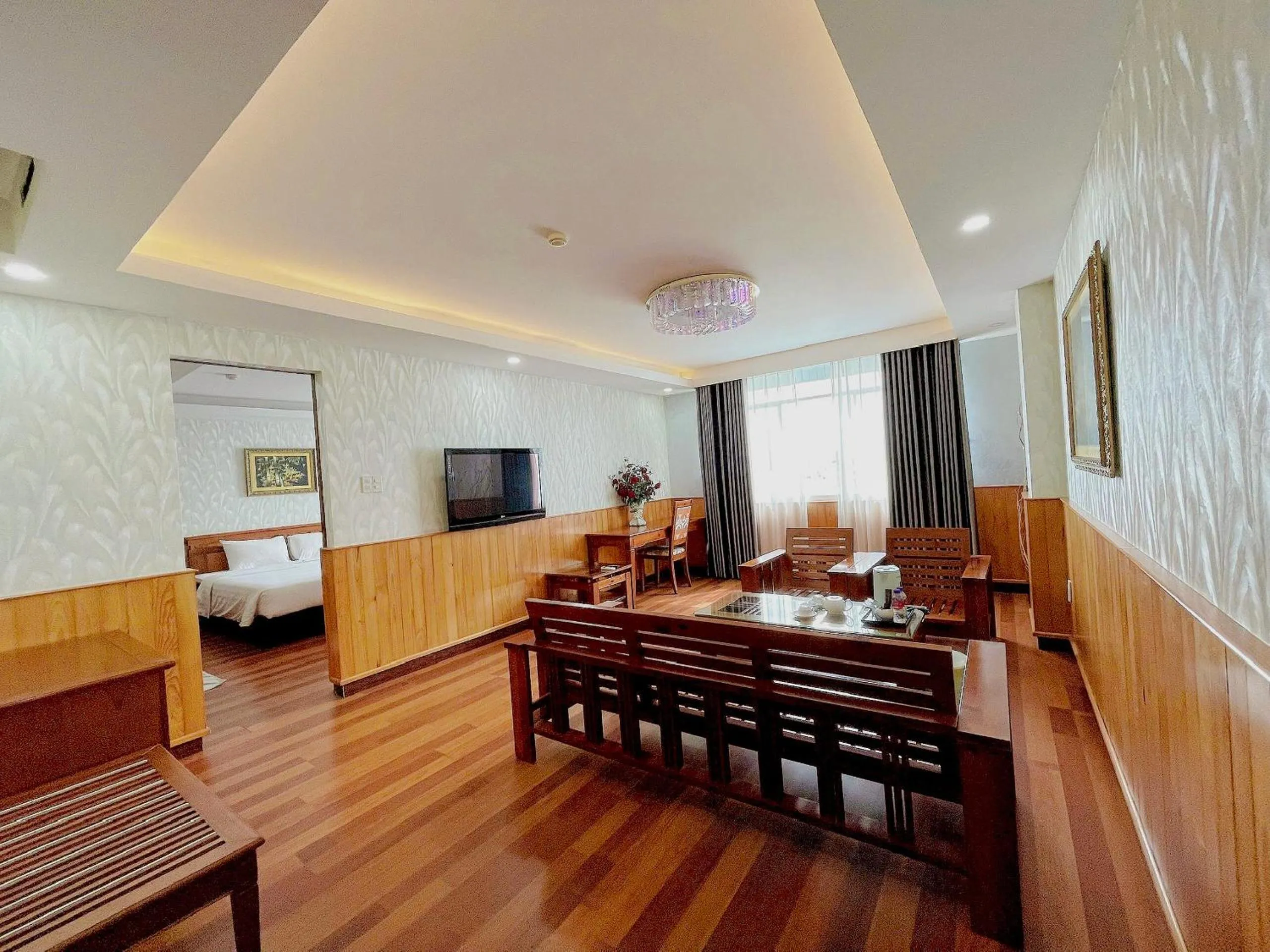 Living room in Tre Xanh Hotel