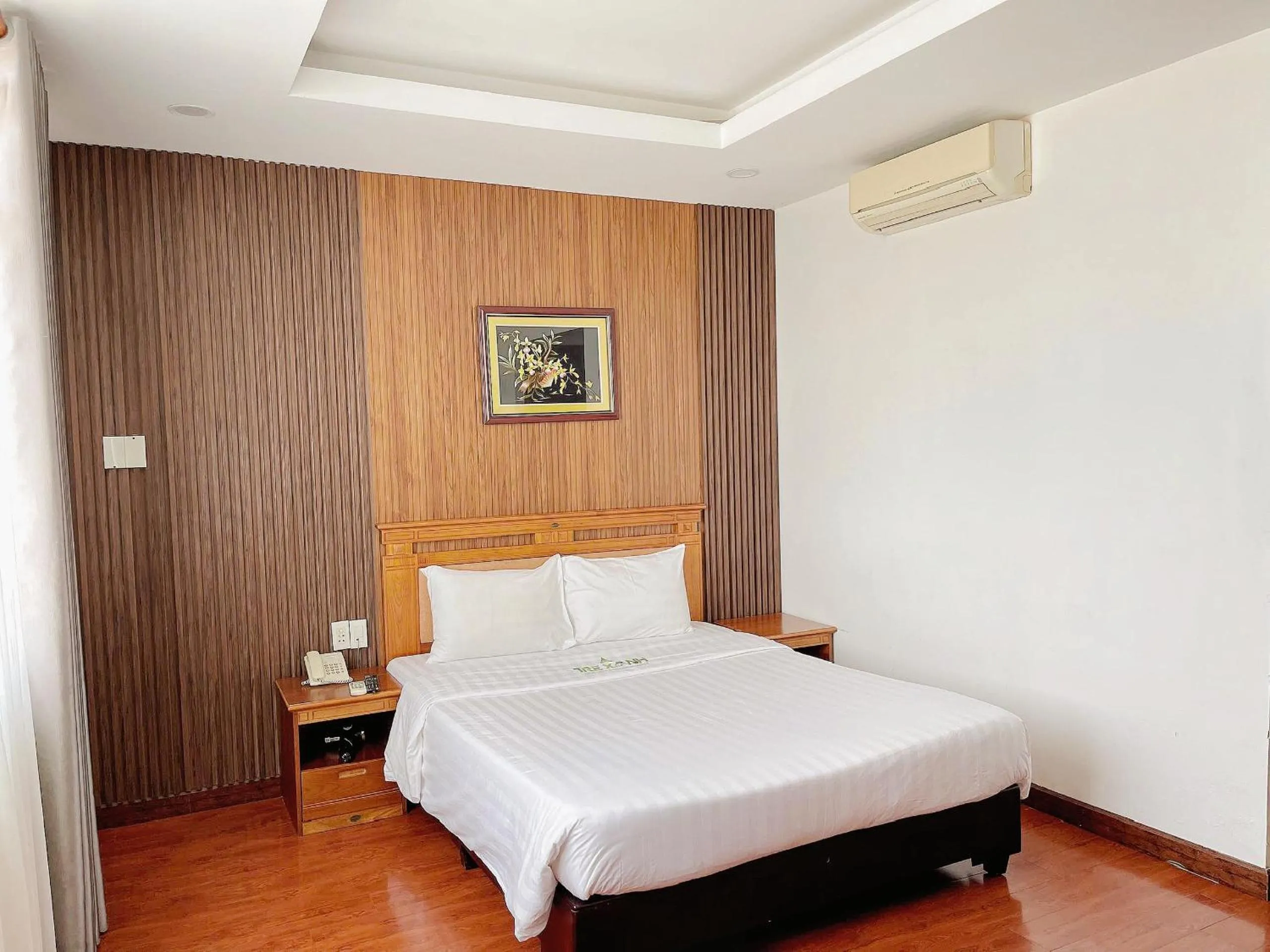 Bed in Tre Xanh Hotel