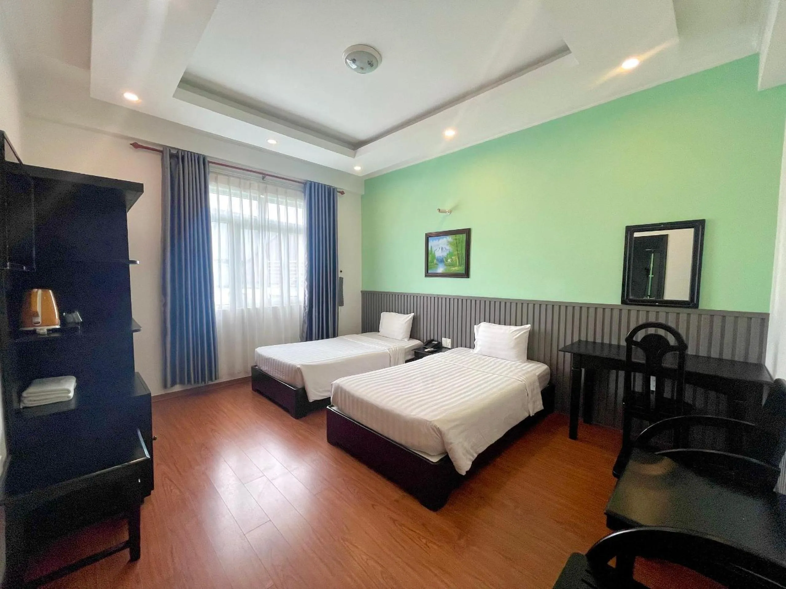 Photo of the whole room, Bed in Tre Xanh Hotel