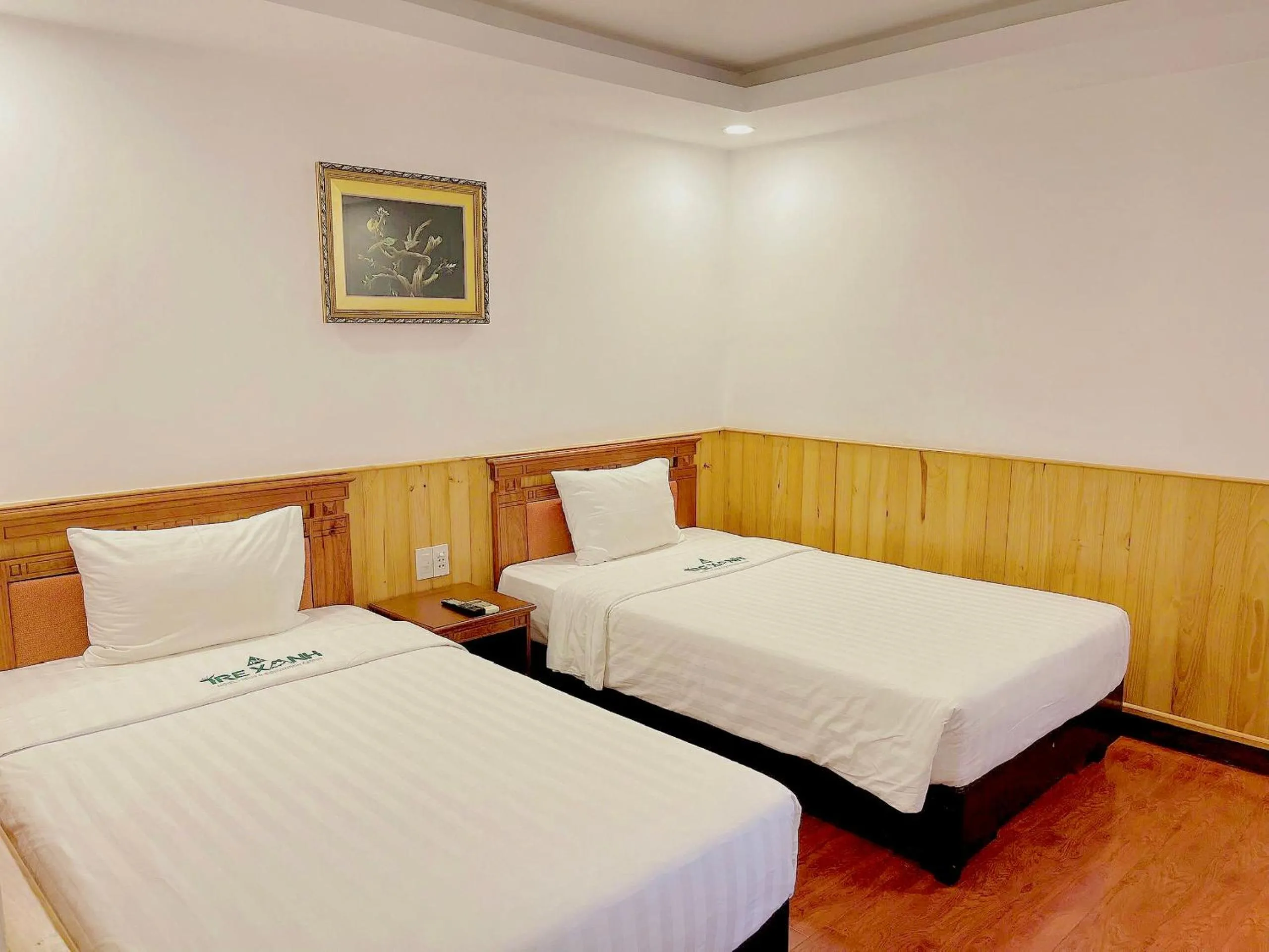 Bed in Tre Xanh Hotel