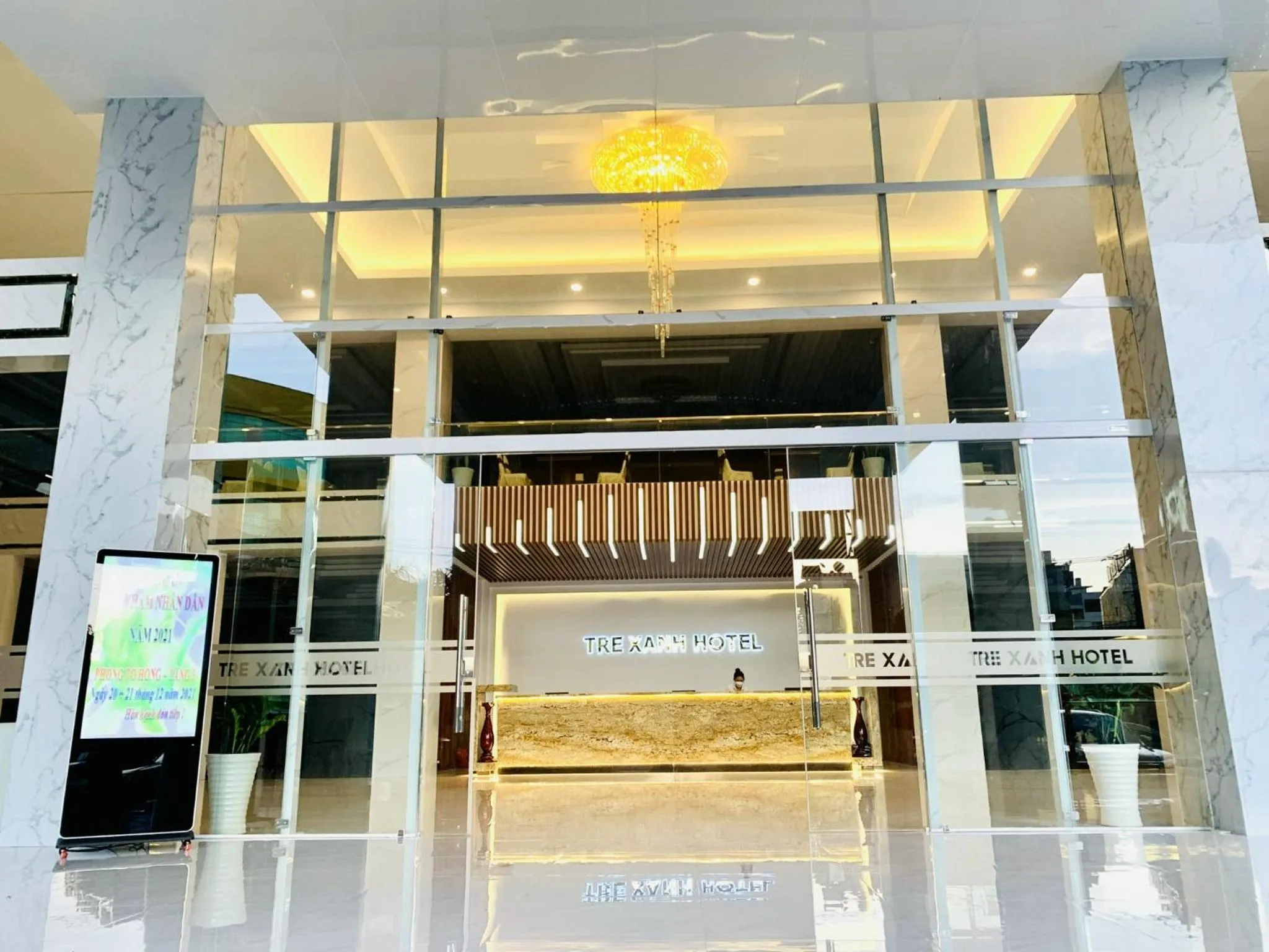 Lobby or reception in Tre Xanh Hotel