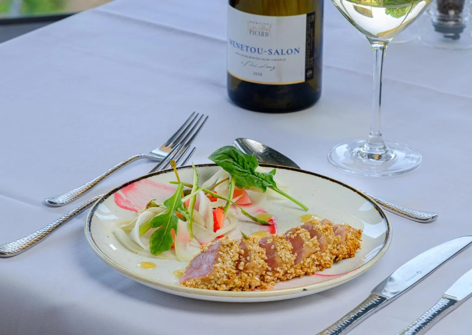 Food and drinks in Domaine des Dryades