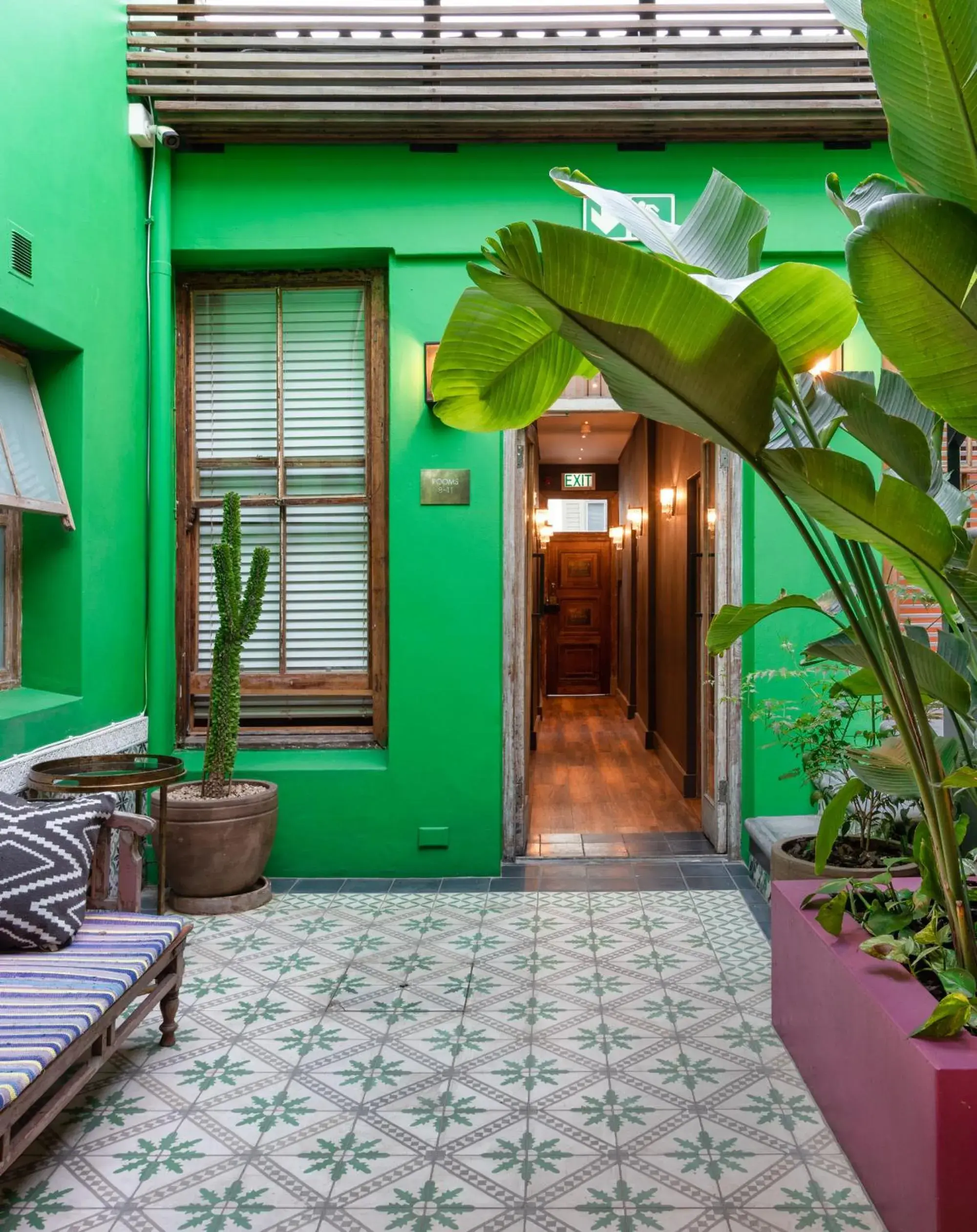 Inner courtyard view in The Grey Hotel Inner courtyard view in The Grey Hotel