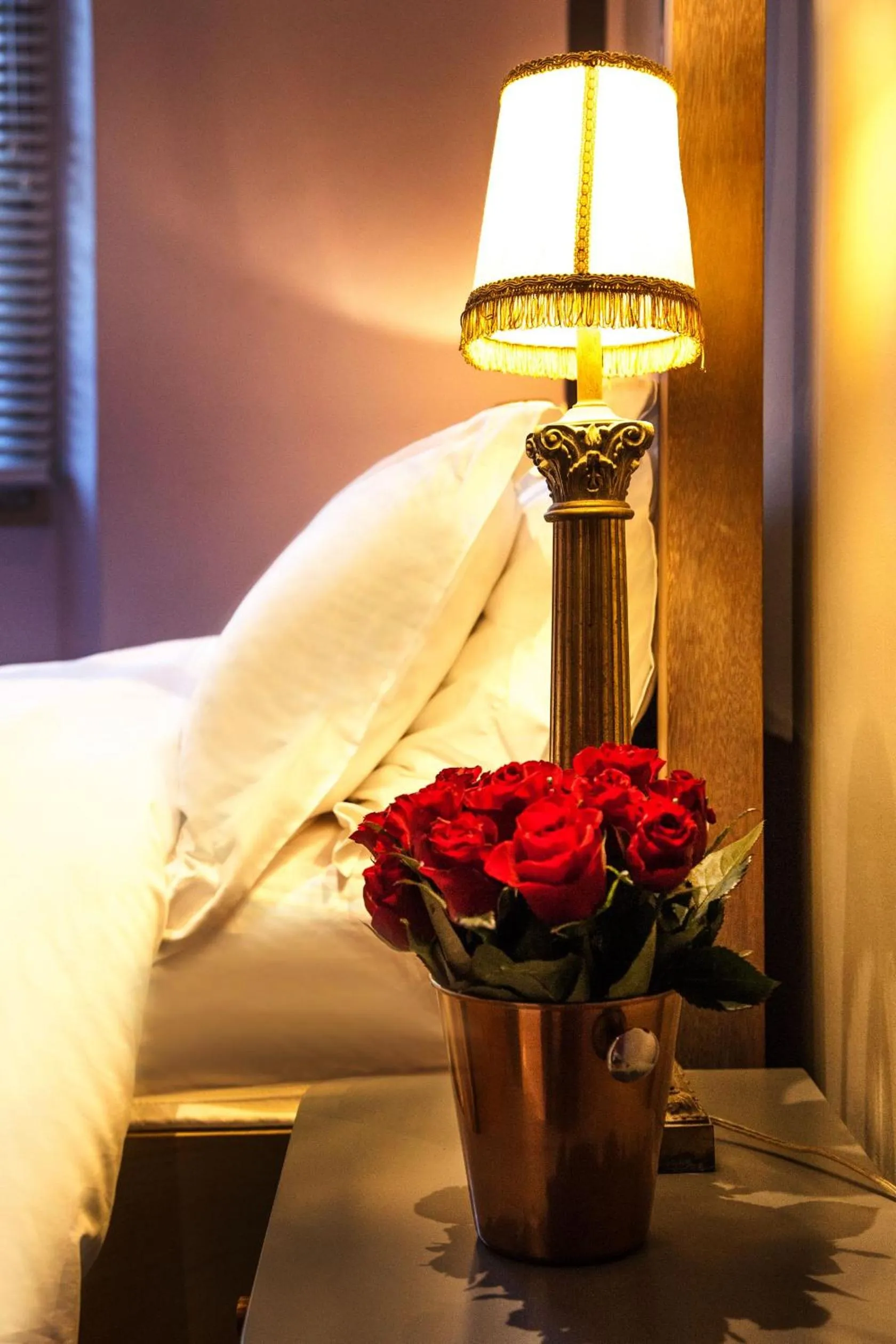 Decorative detail, Bed in The Grey Hotel