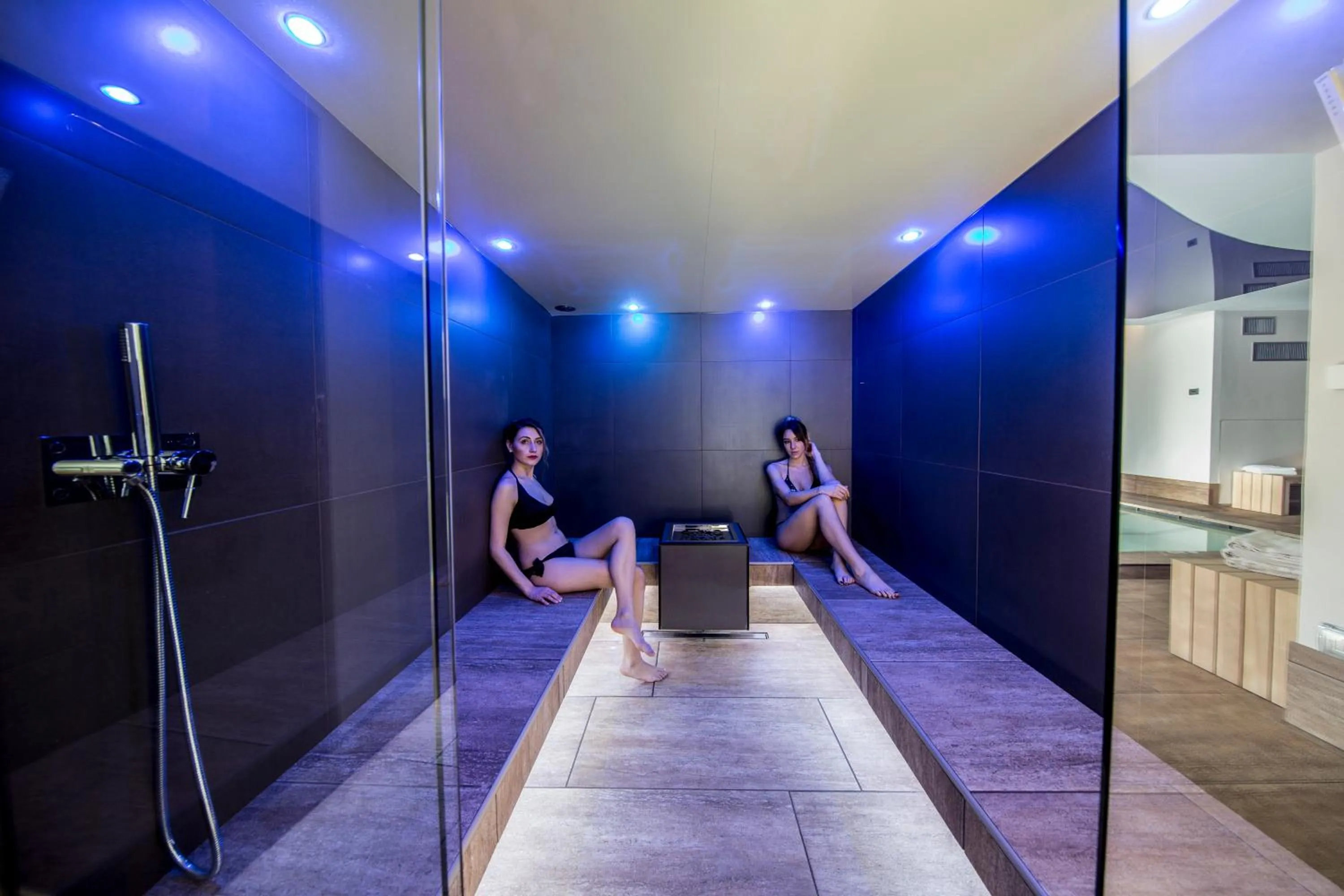 Sauna in Boutique Hotel Bramante & SPA
