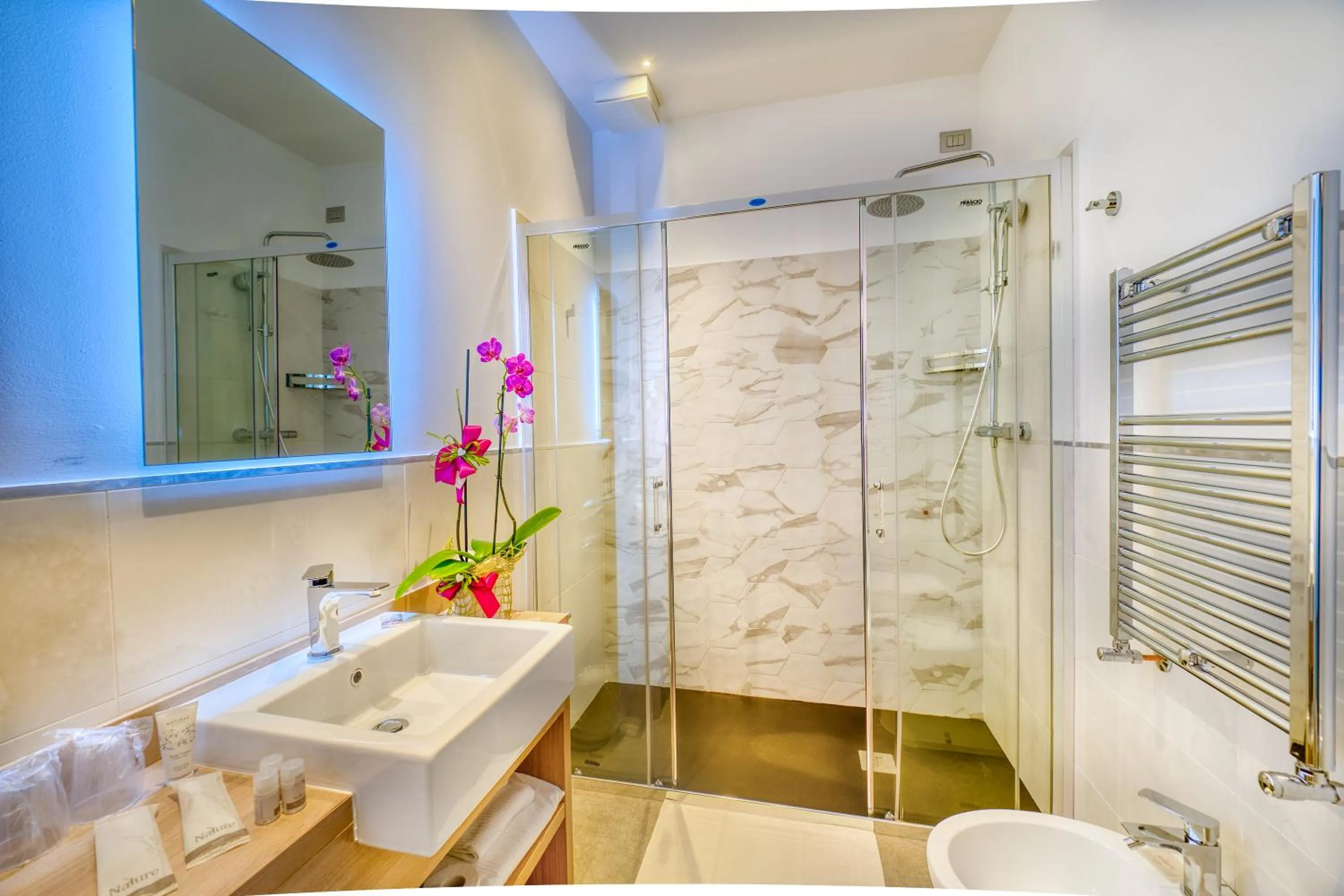 Shower in Boutique Hotel Bramante & SPA