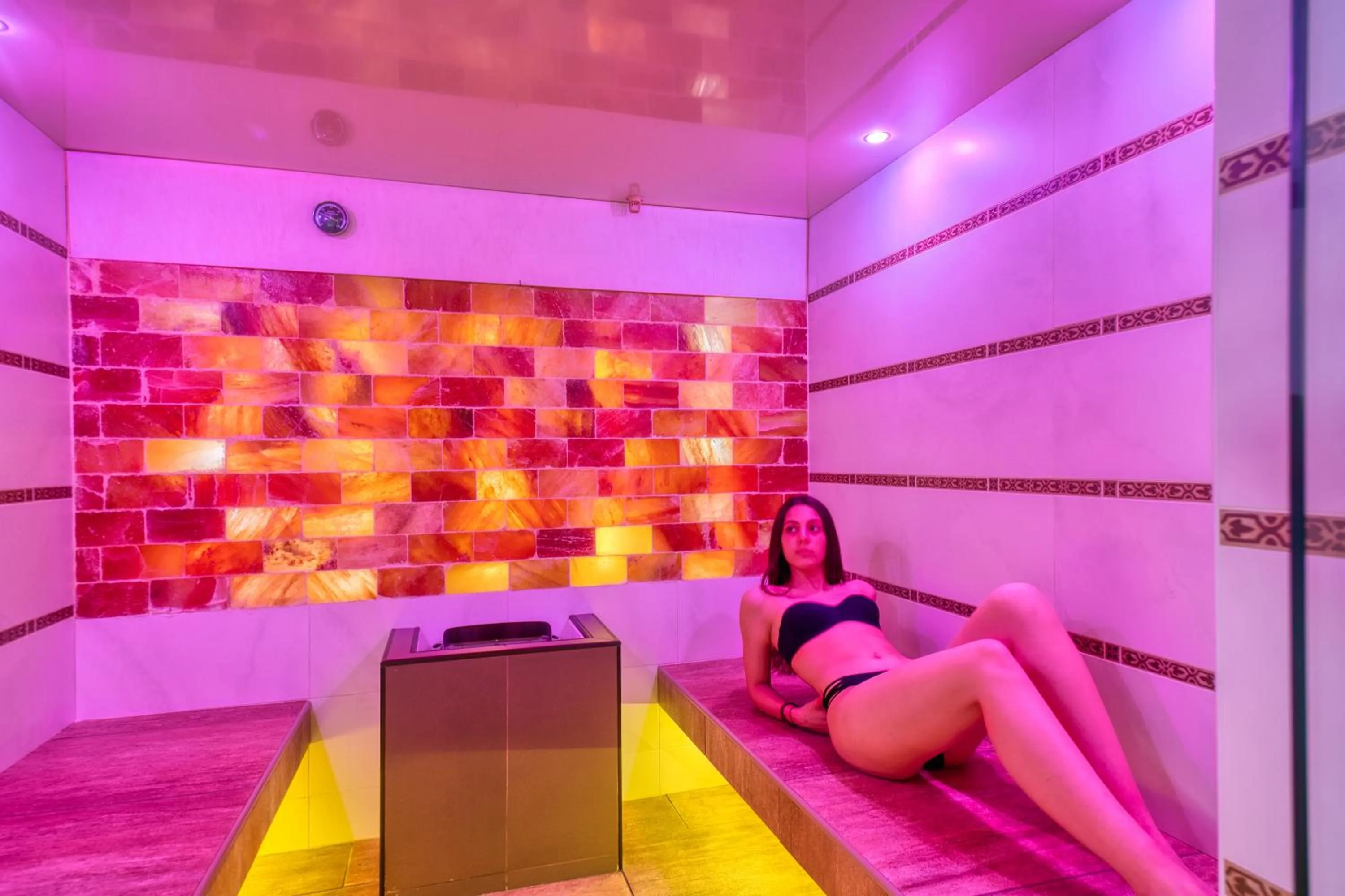Sauna in Boutique Hotel Bramante & SPA