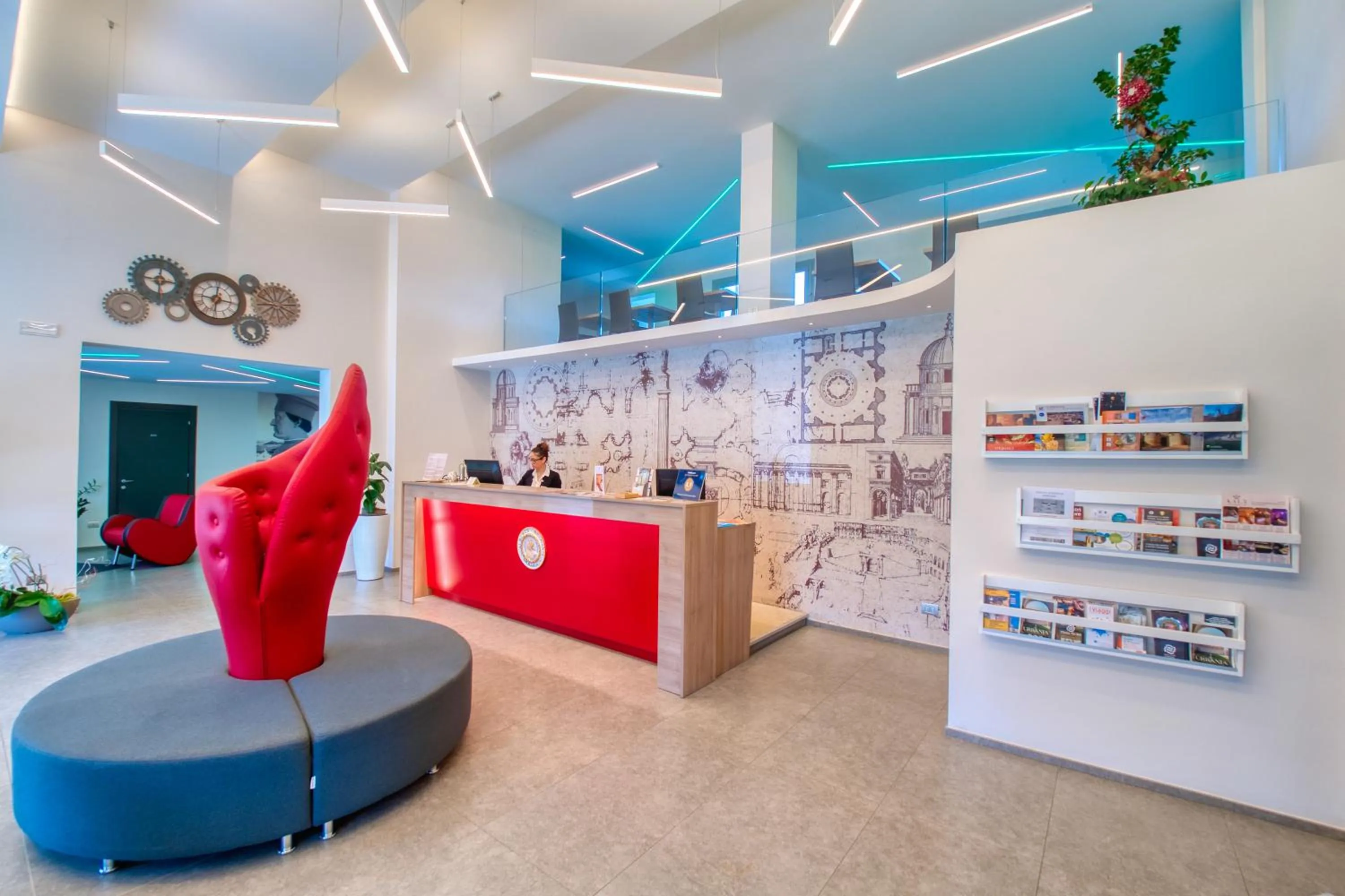 Lobby or reception in Boutique Hotel Bramante & SPA