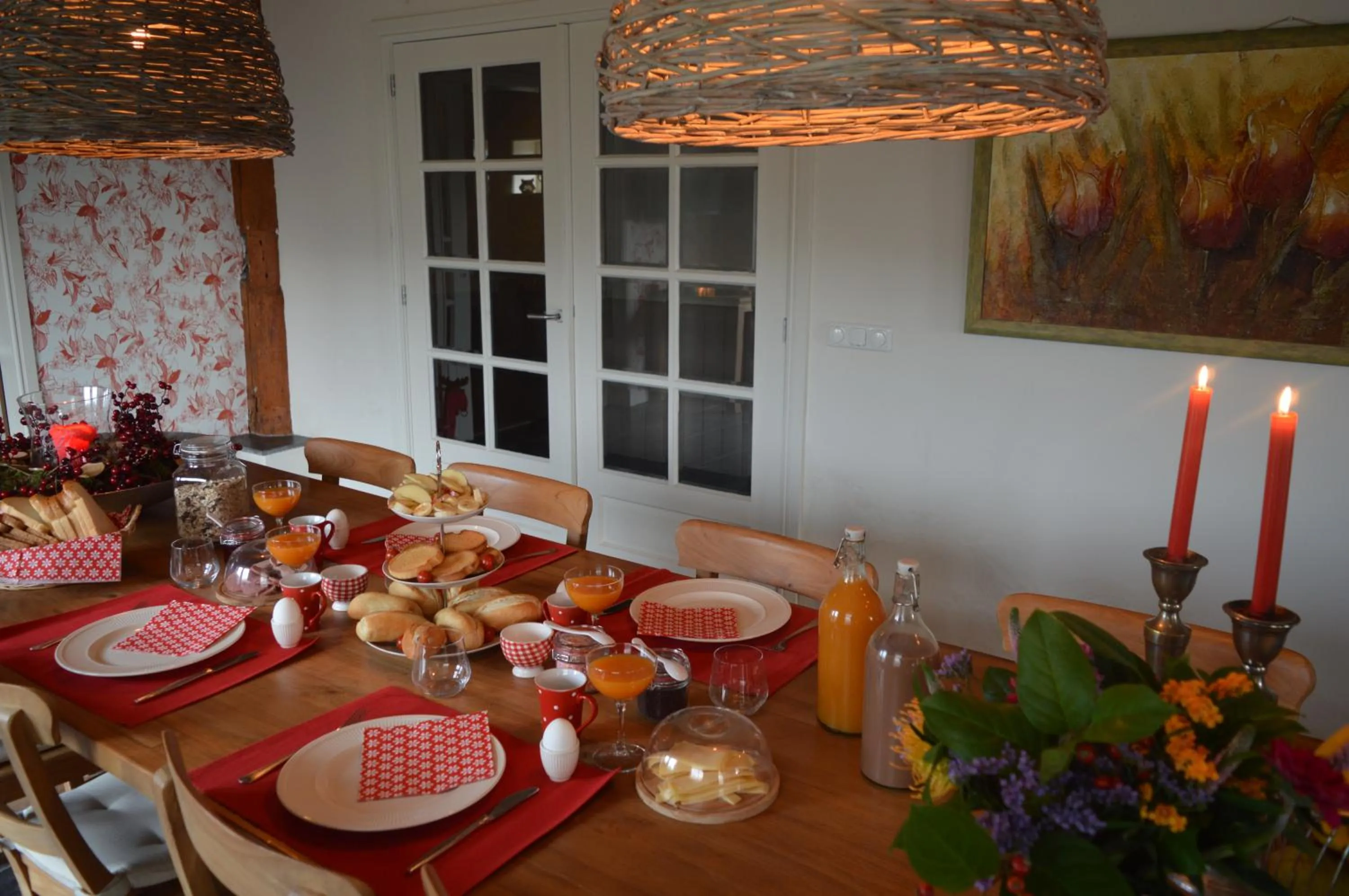 Restaurant/places to eat in B&B Idylle aan Zee incl 2 Wellnessstudios
