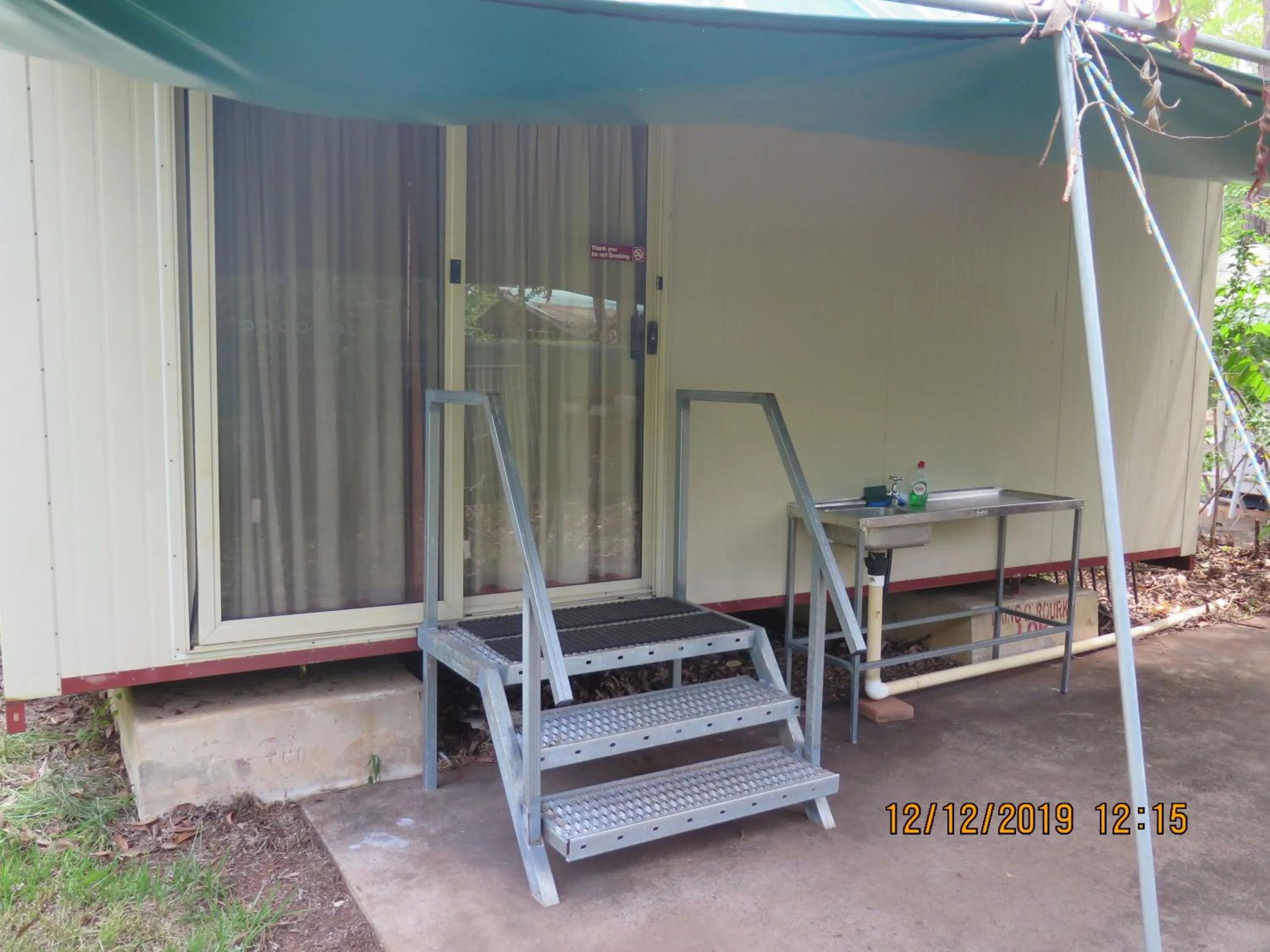 Patio in Batchelor Holiday Park