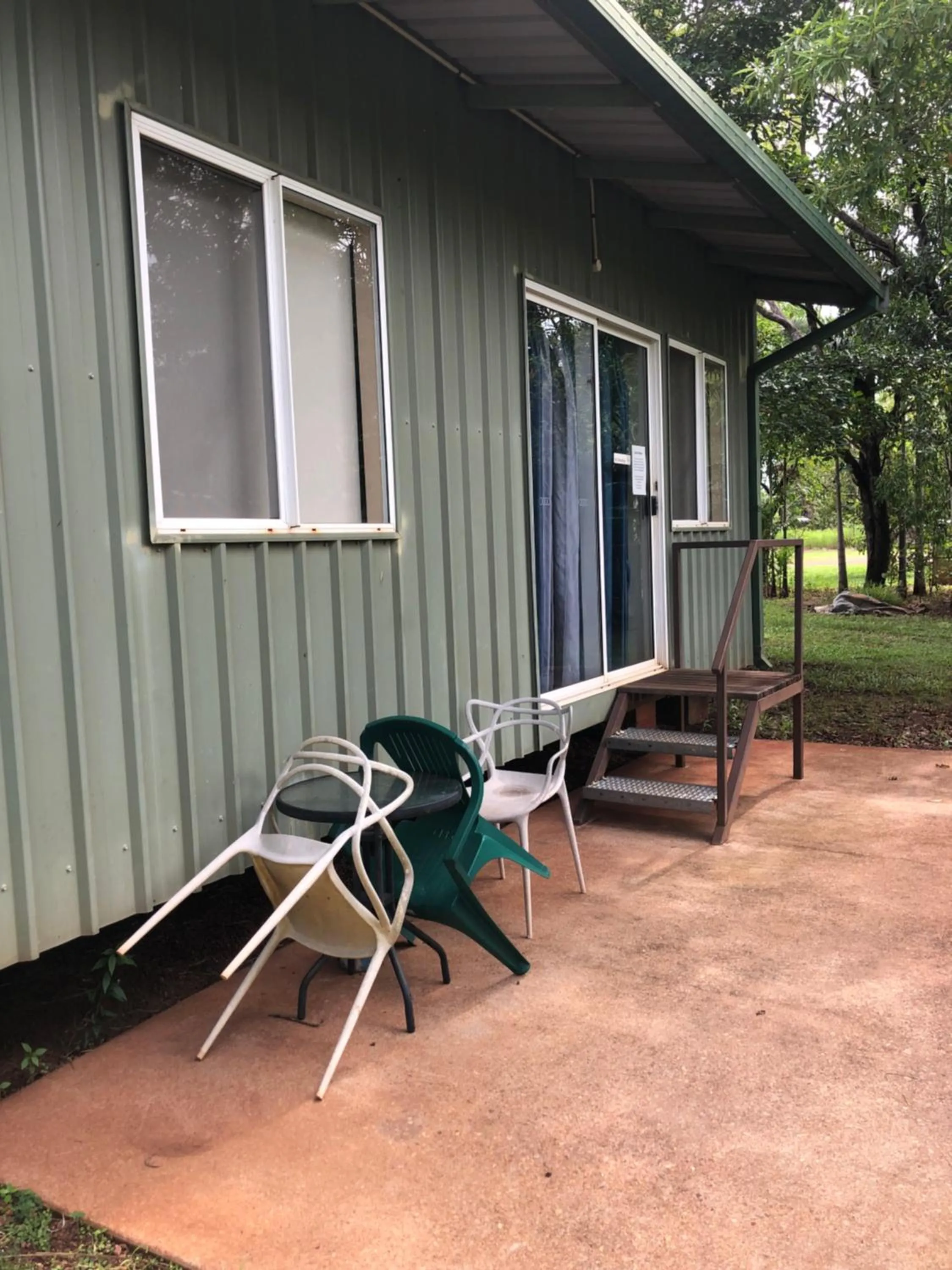 Patio in Batchelor Holiday Park