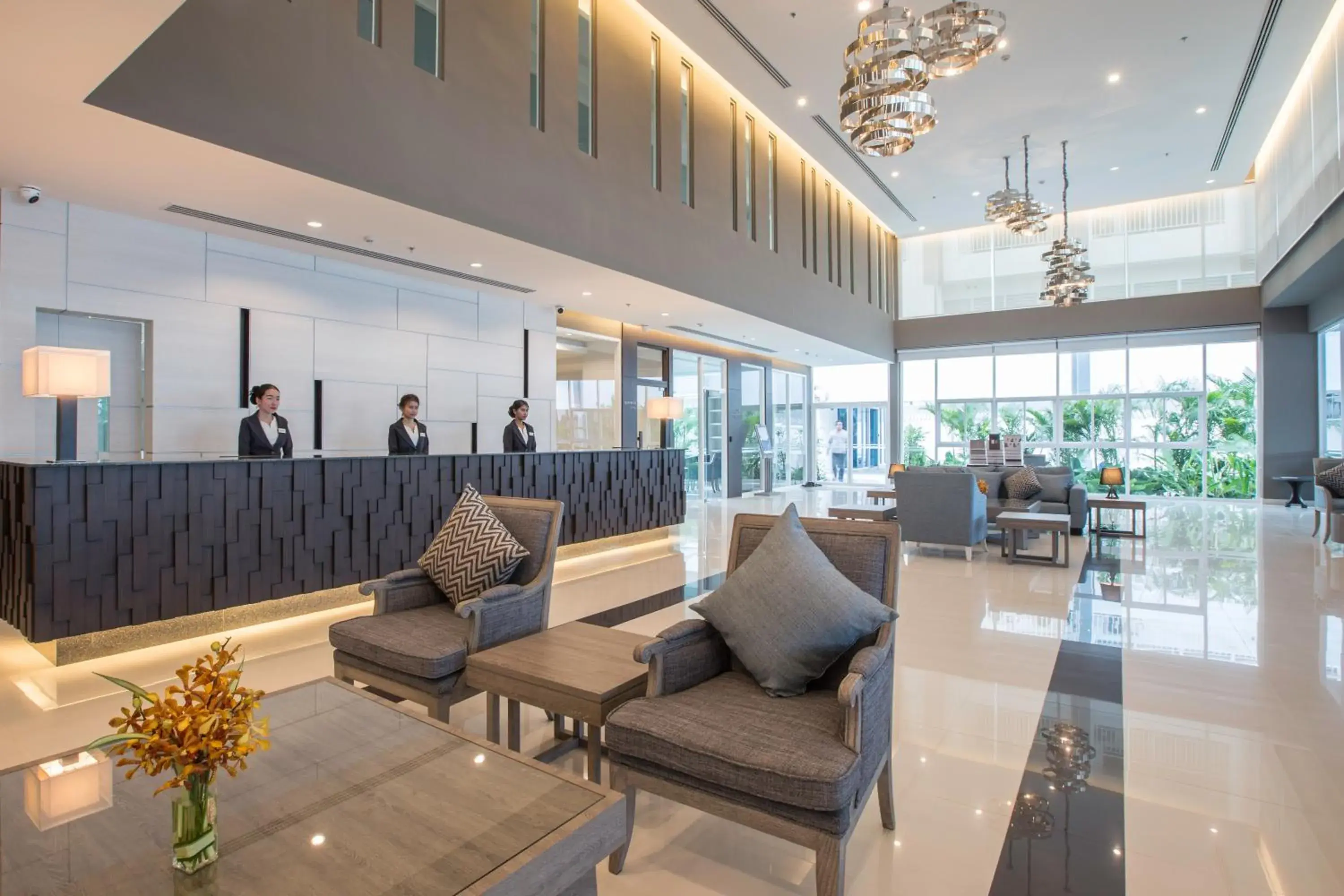 Lobby or reception in Kantary Hotel And Serviced Apartment, Amata, Bangpakong Lobby or reception in Kantary Hotel And Serviced Apartment, Amata, Bangpakong