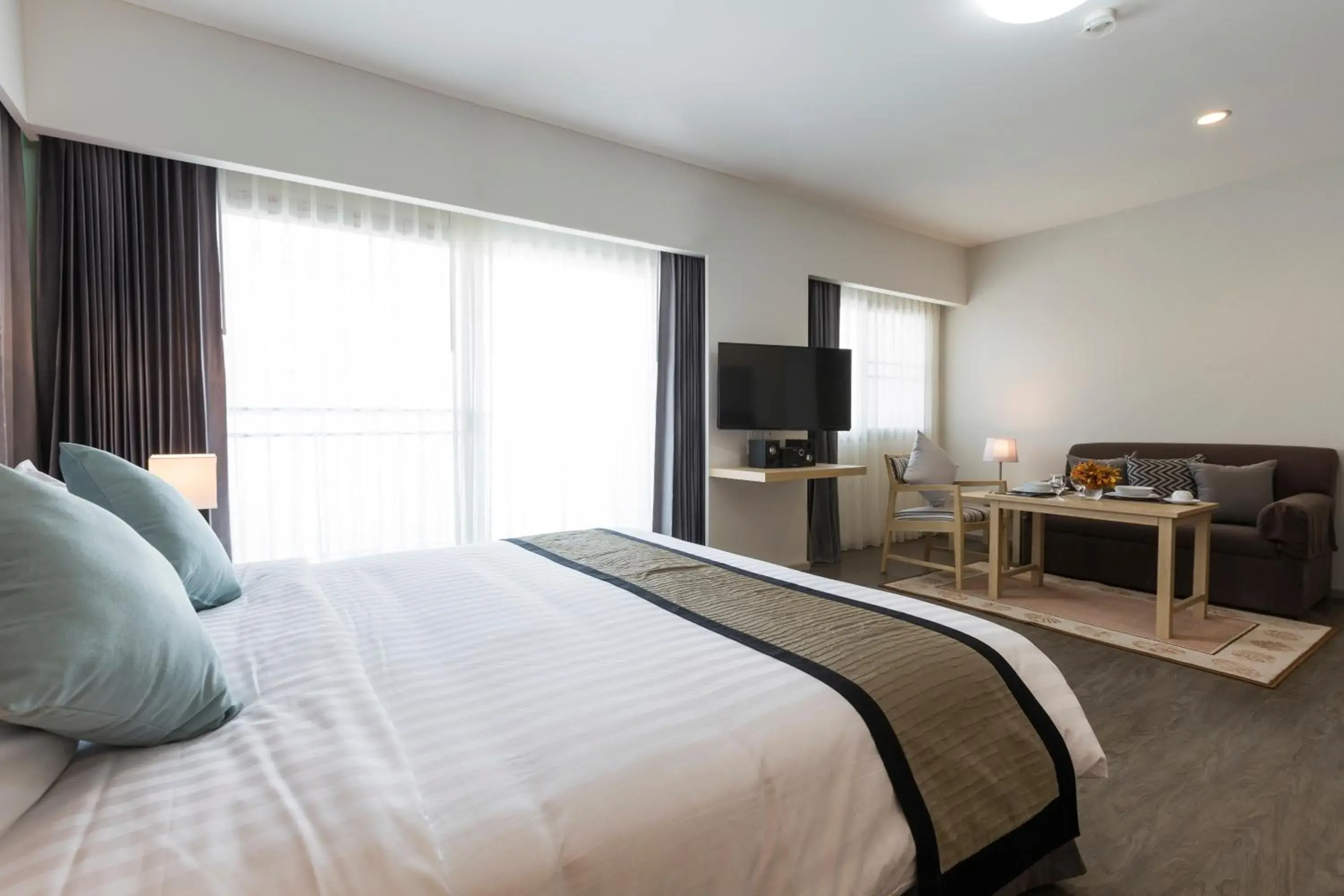 Bedroom, Bed in Kantary Hotel And Serviced Apartment, Amata, Bangpakong Bedroom, Bed in Kantary Hotel And Serviced Apartment, Amata, Bangpakong