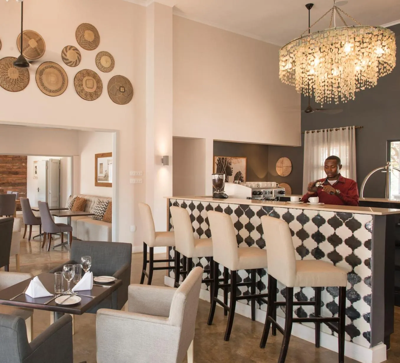 Restaurant/places to eat in The Urban Hotel Ndola