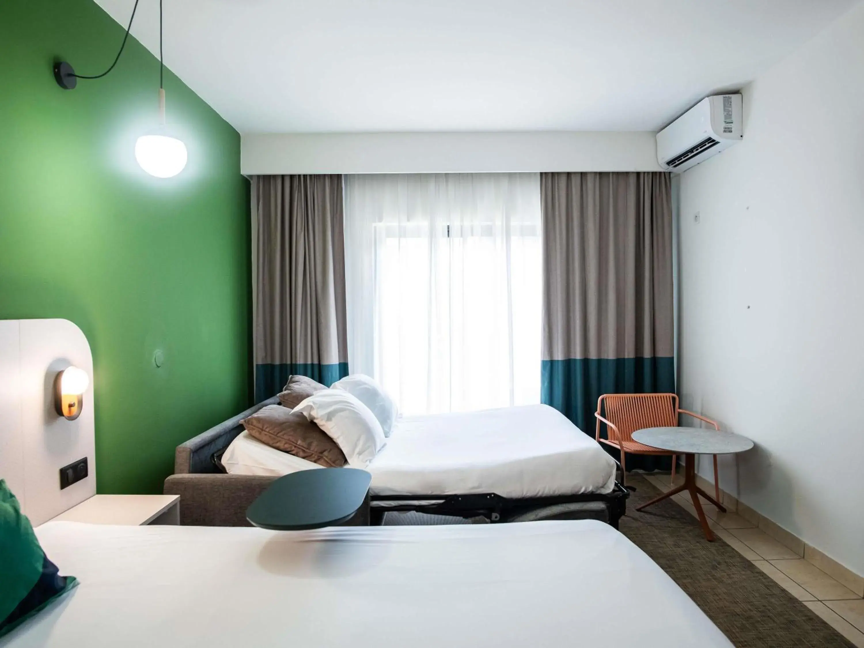 Bedroom, Bed in Ibis Styles Cayenne Centre Amazonia Bedroom, Bed in Ibis Styles Cayenne Centre Amazonia